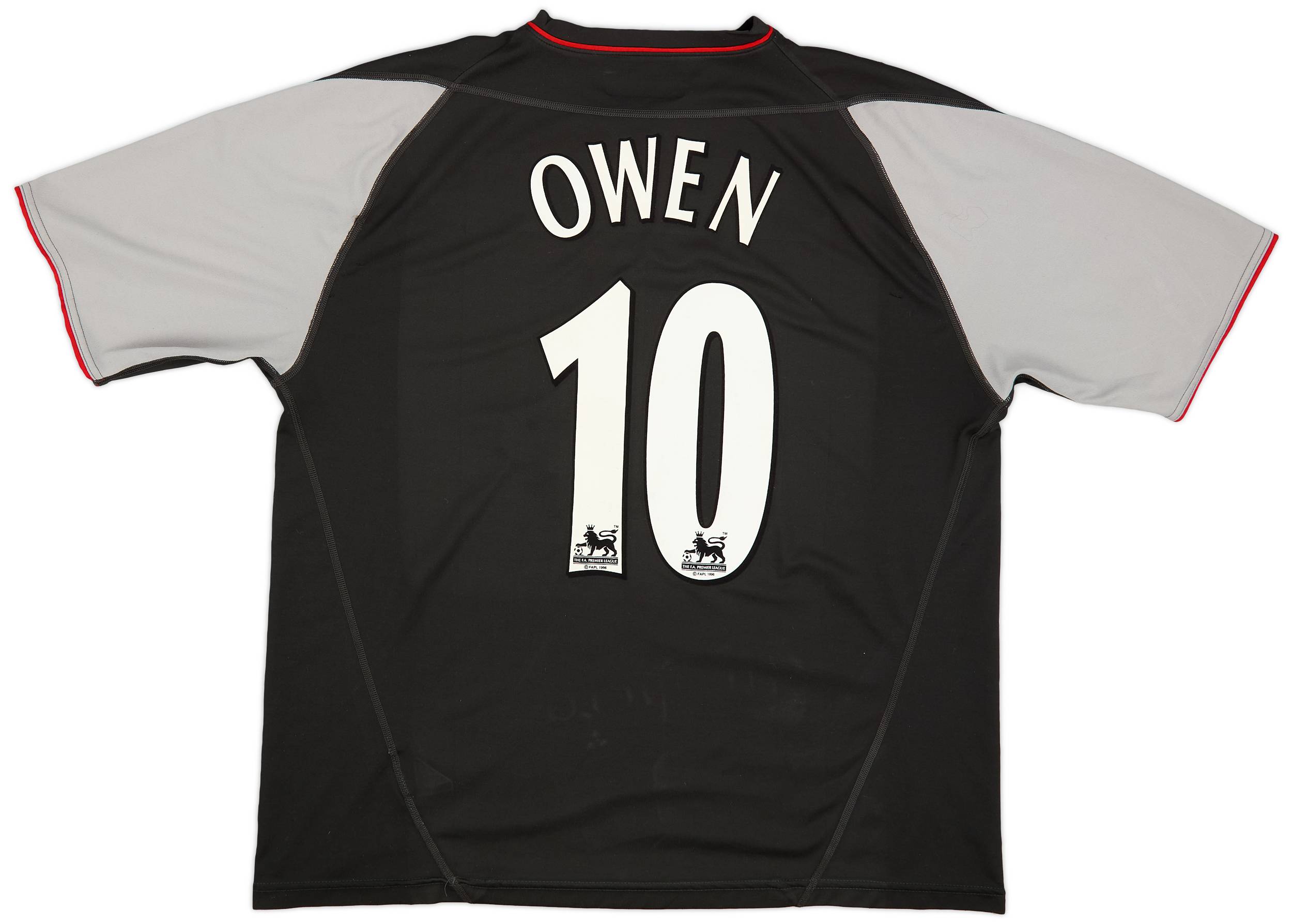 2002-04 Liverpool Away Shirt Owen #10 - 8/10 - (XL)