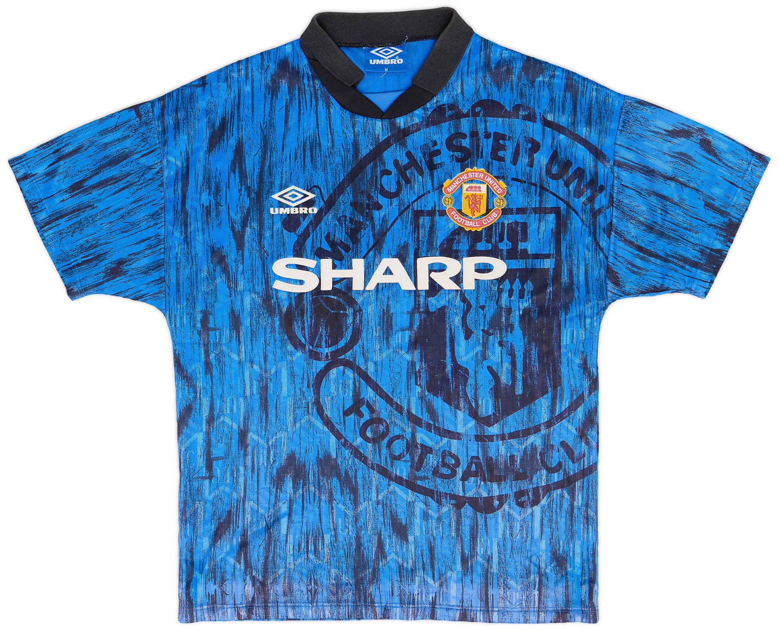 1992-93 Manchester United Away Shirt - 9/10 - (M)