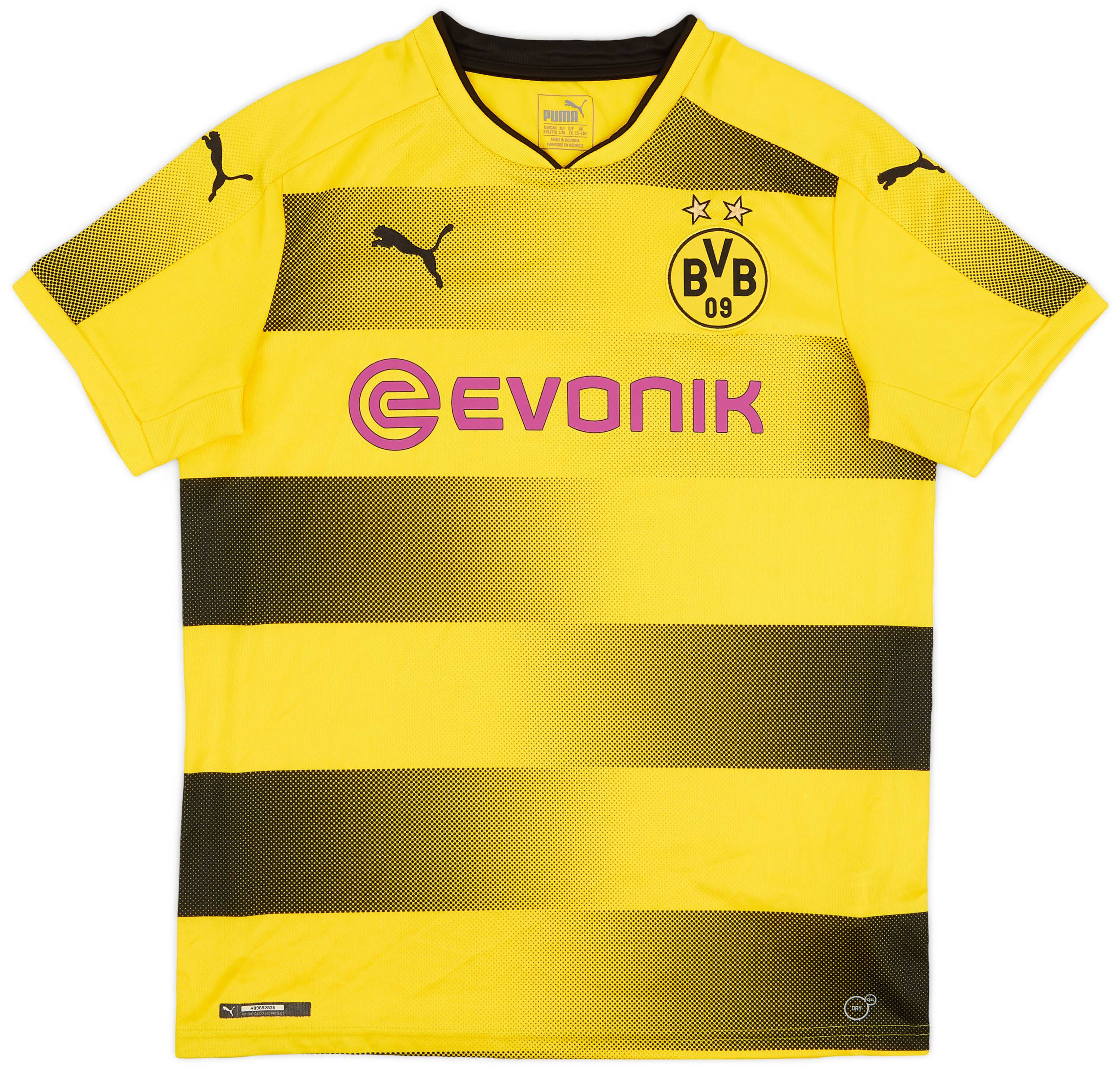 2017-18 Borussia Dortmund Home Shirt - 8/10 - (XL.Boys)