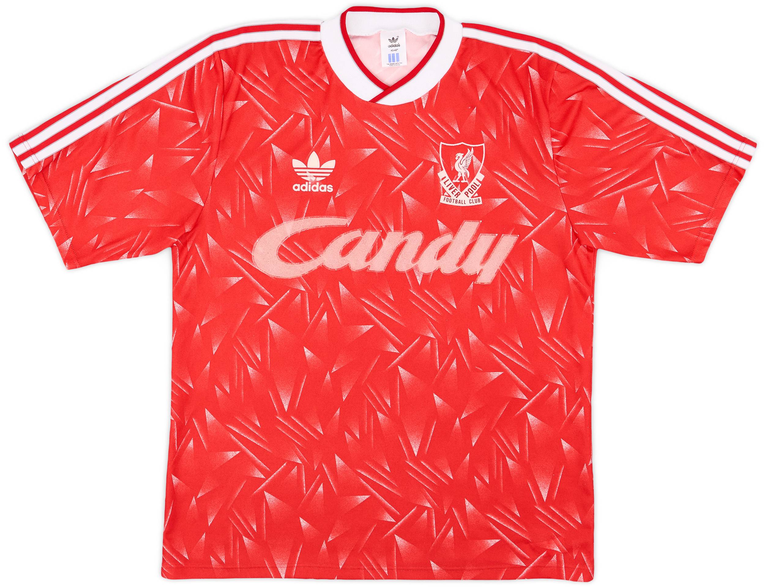 1989-91 Liverpool Home Shirt - 5/10 - (M/L)