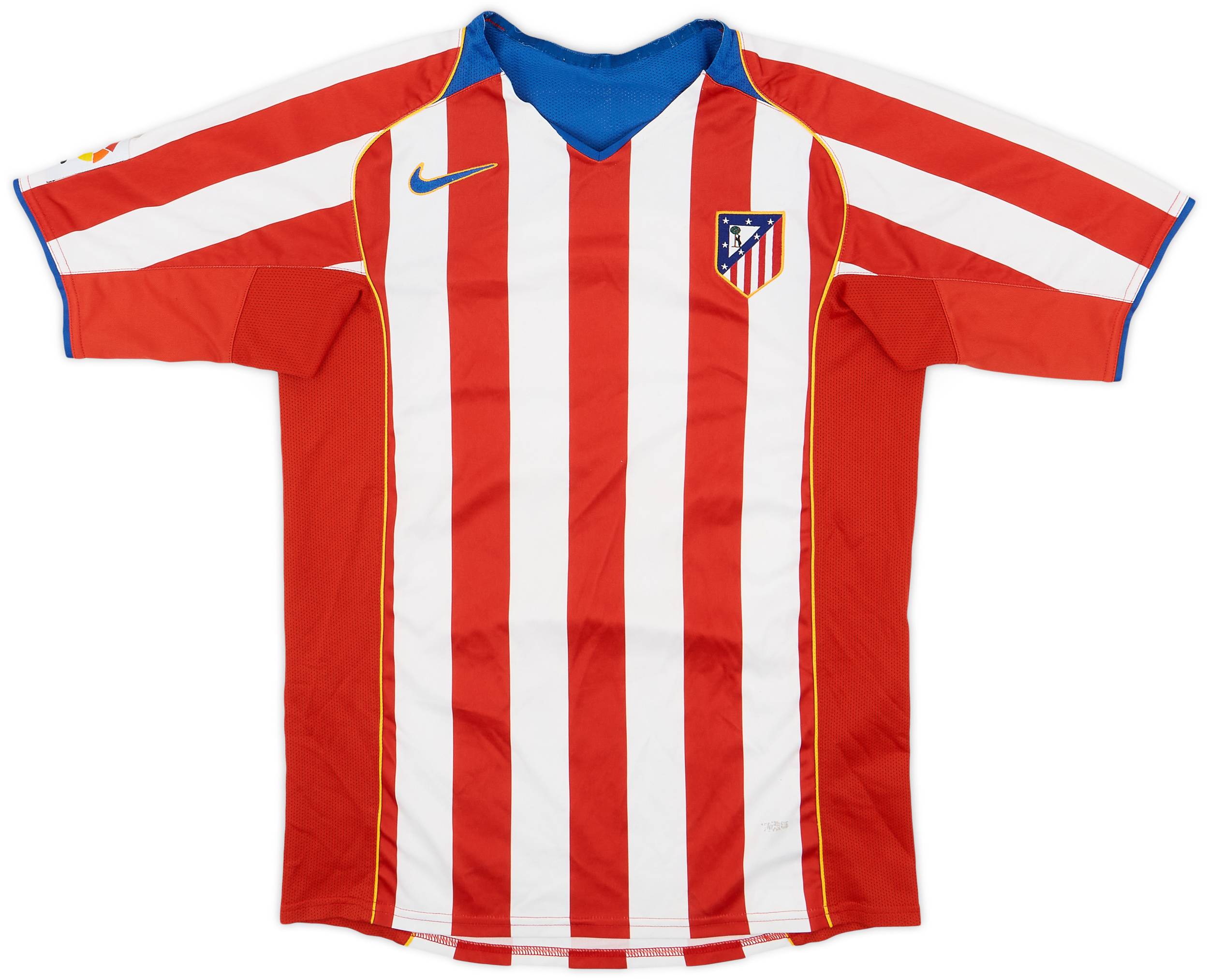 2004-05 Atletico Madrid Home Shirt - 7/10 - (XL.Boys)