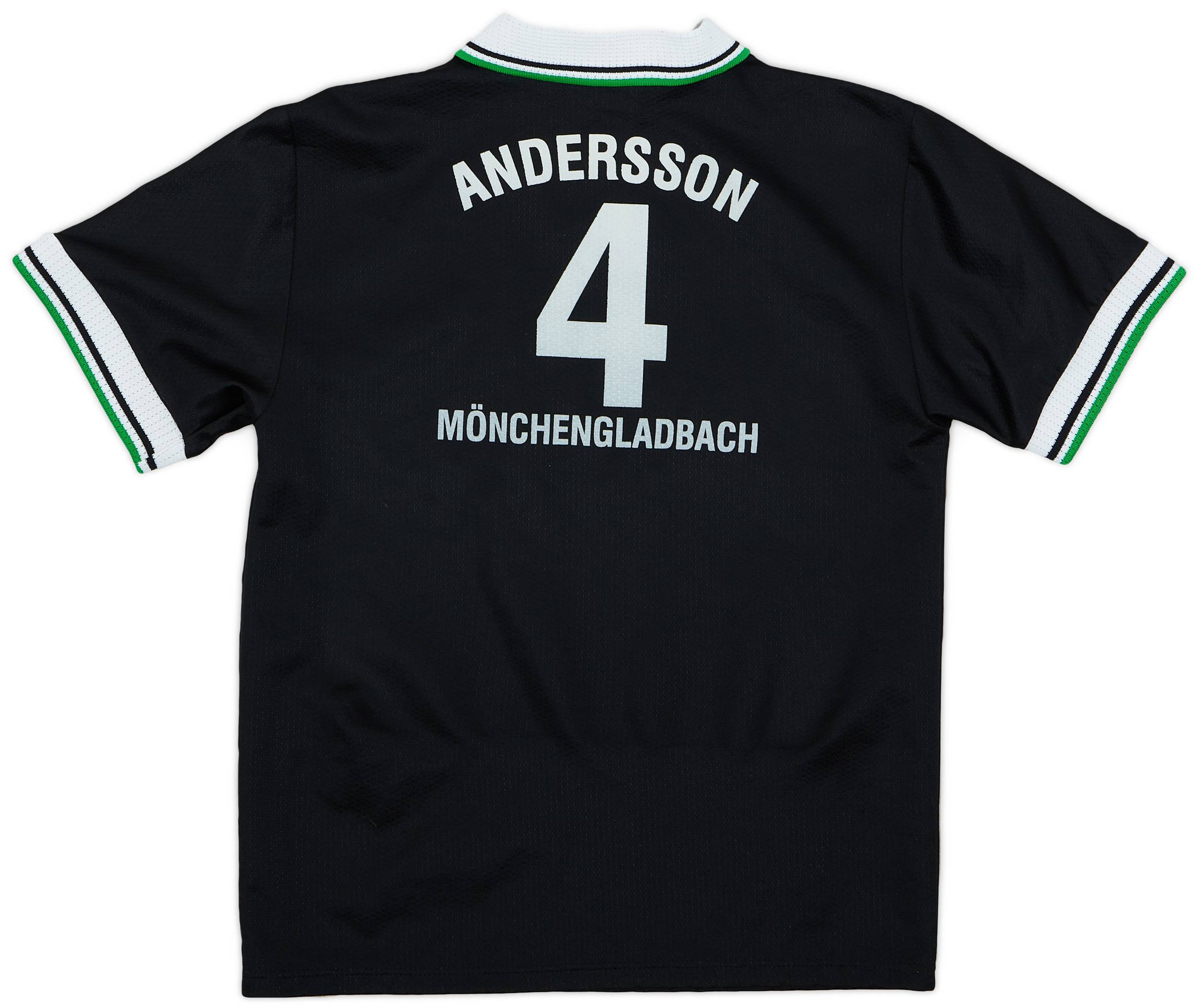 1996-97 Borussia Monchengladbach Away Shirt Andersson #4 - 8/10 - (S.Boys)