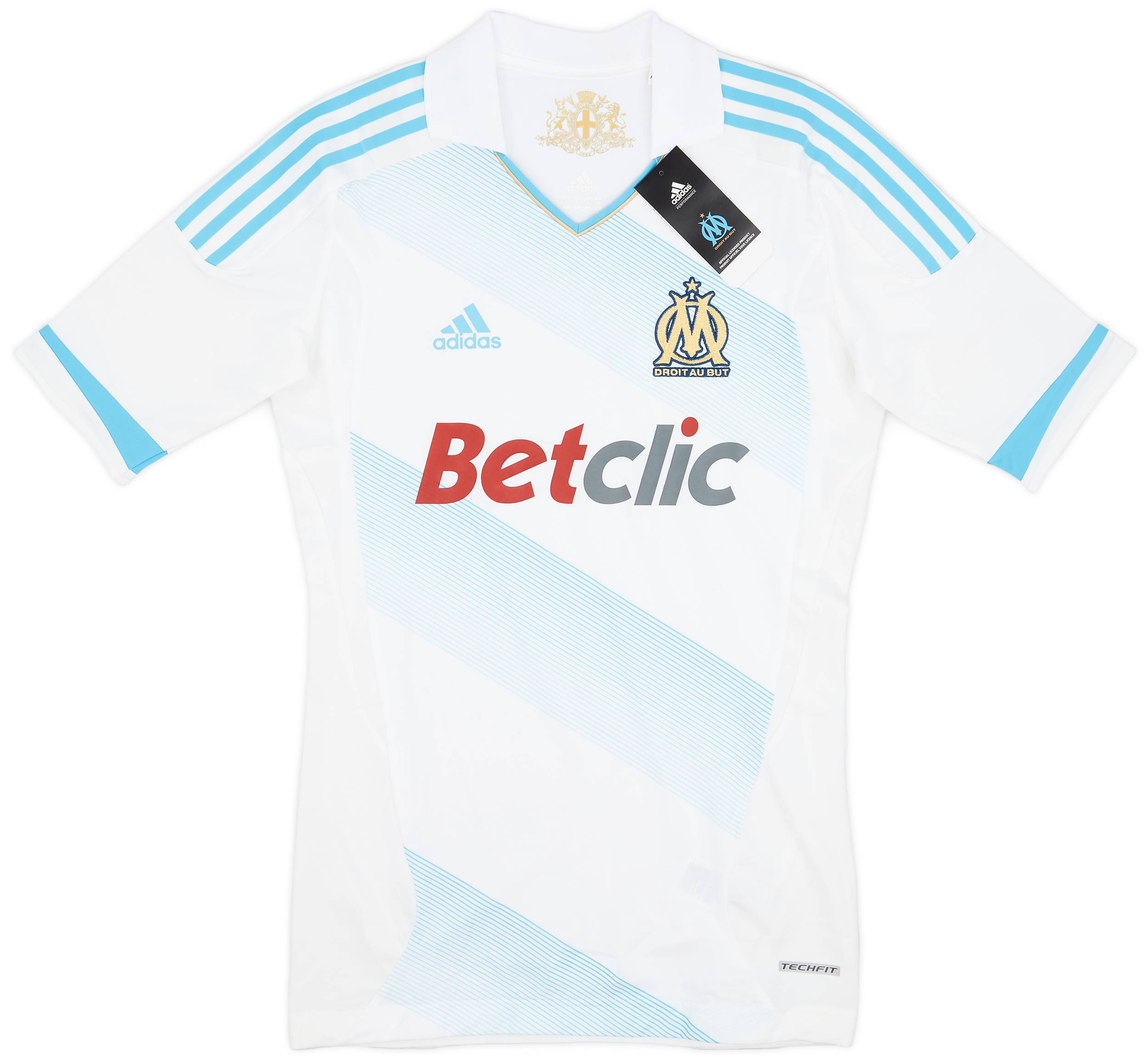 2011-12 Olympique Marseille Player Issue TechFit Home Shirt (L)