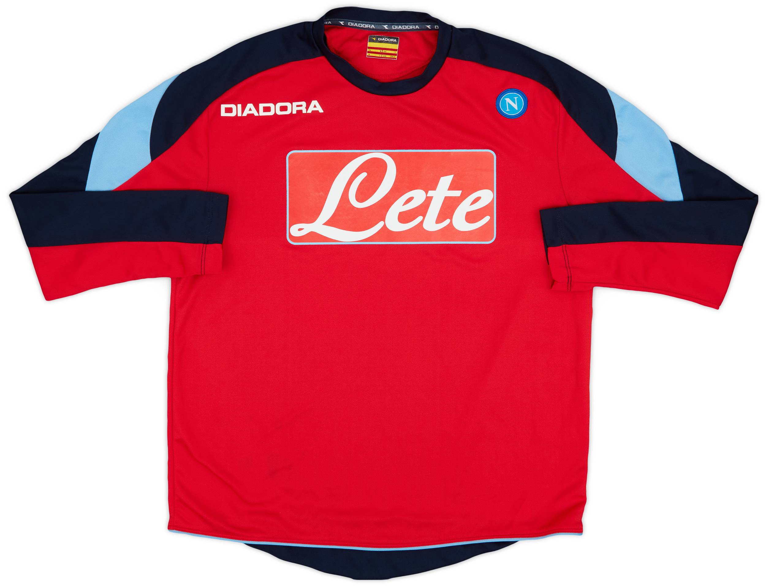 2015-16 Napoli Kappa Training L/S Shirt - 7/10 - (S)