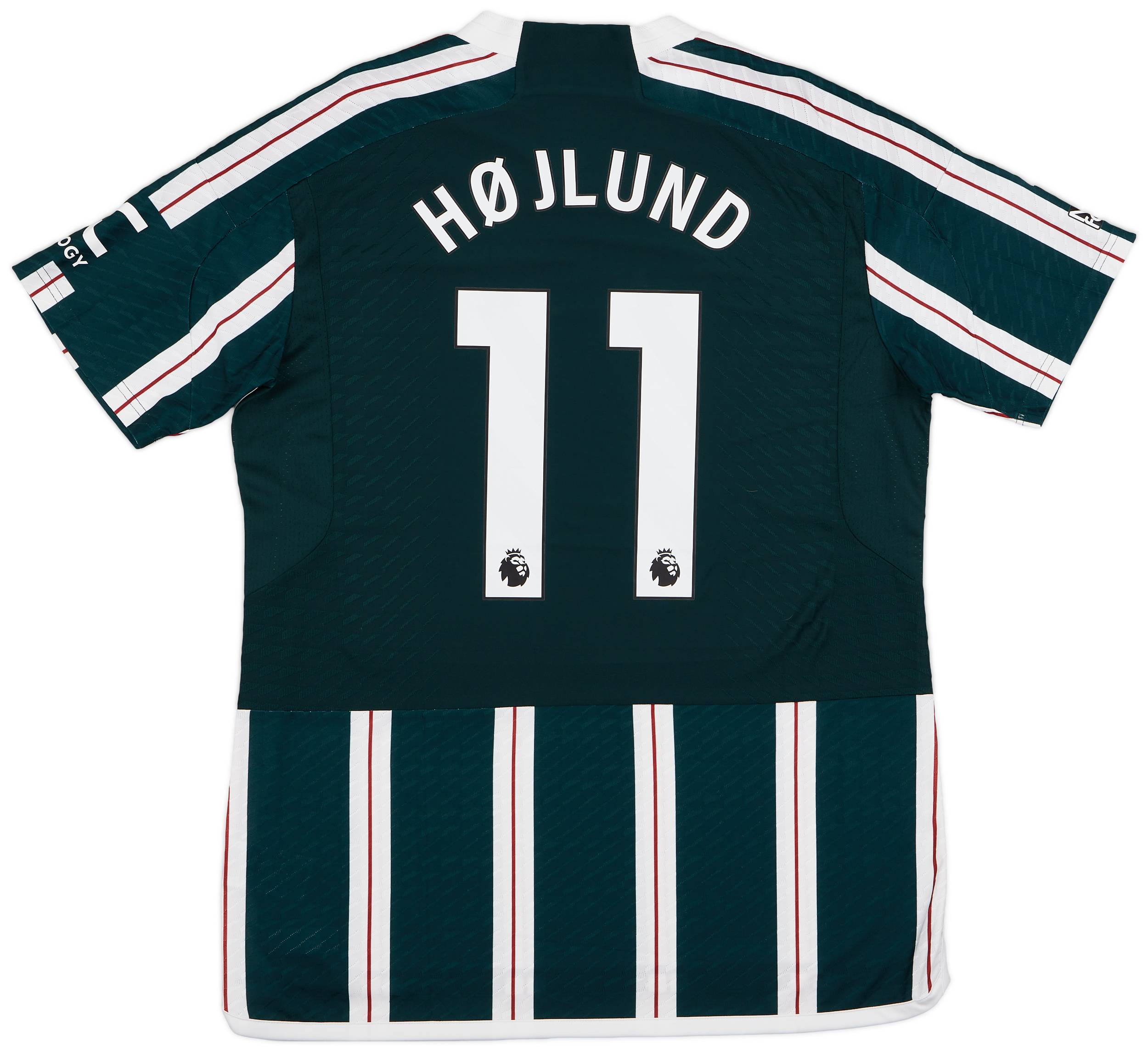2023-24 Manchester United Match Issue Away Shirt Højlund #11