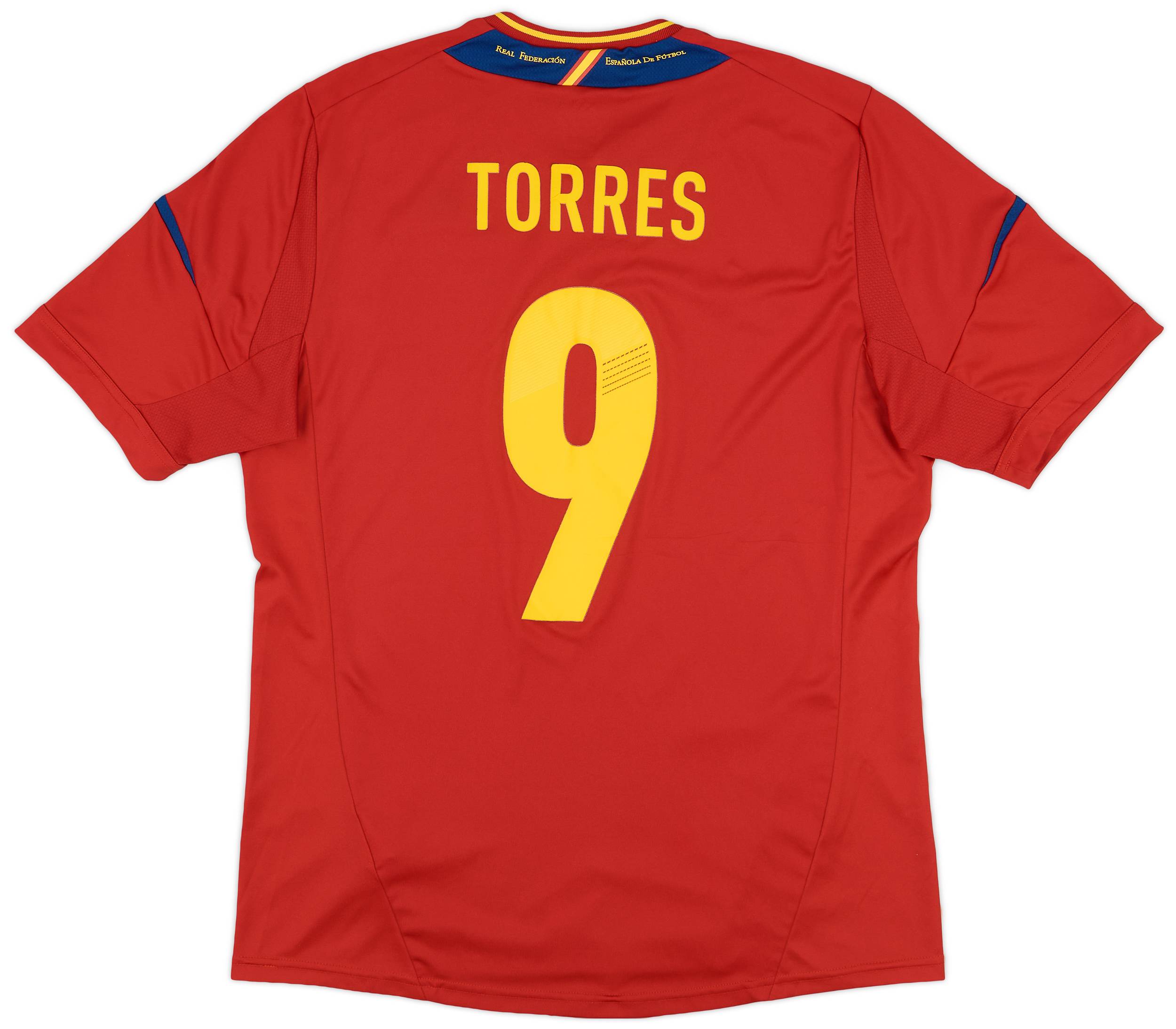 素敵な 2011-12 Spain (L) - 7/10 - #9 Torres Shirt Home トップス