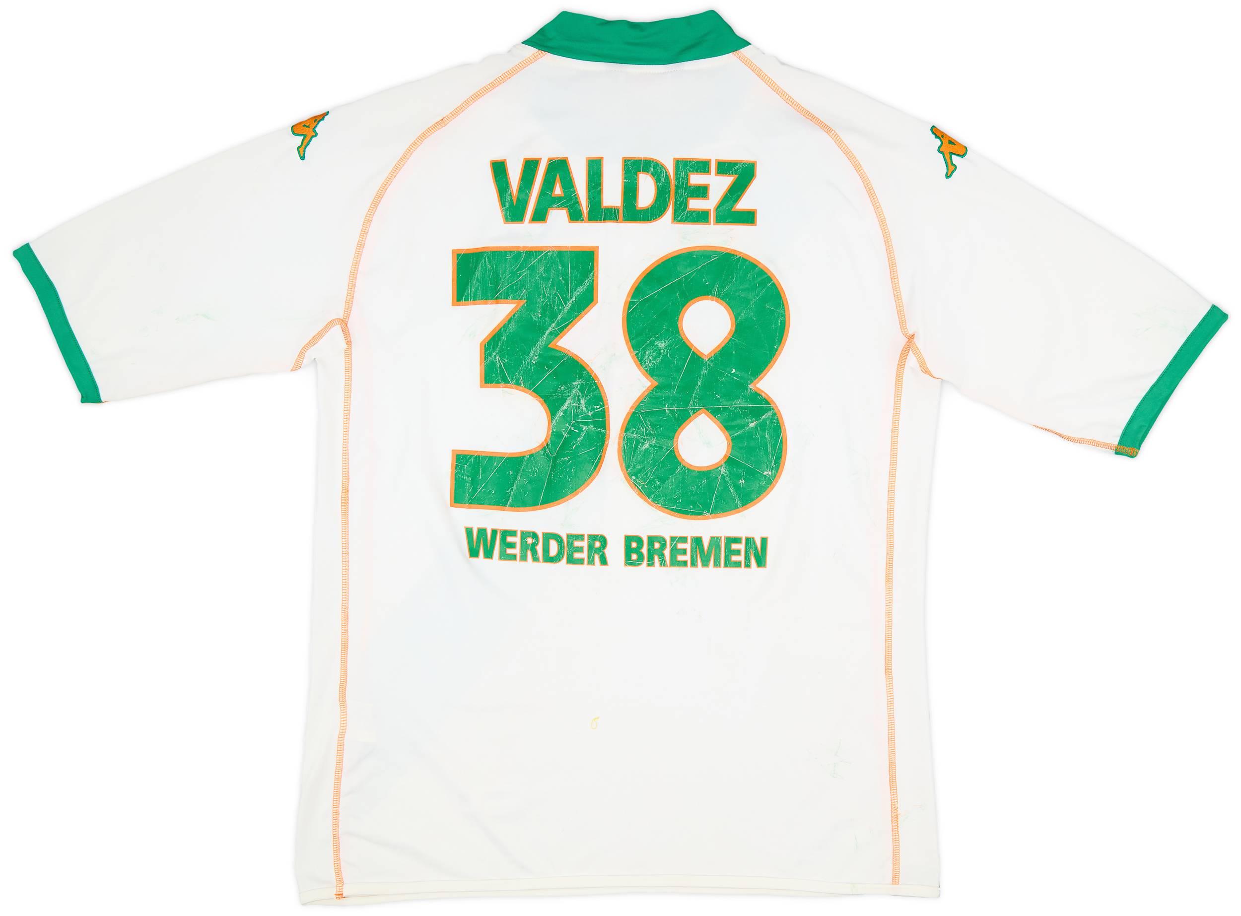 2004-05 Werder Bremen Away Shirt Valdez #38 - 3/10 - (4XL)