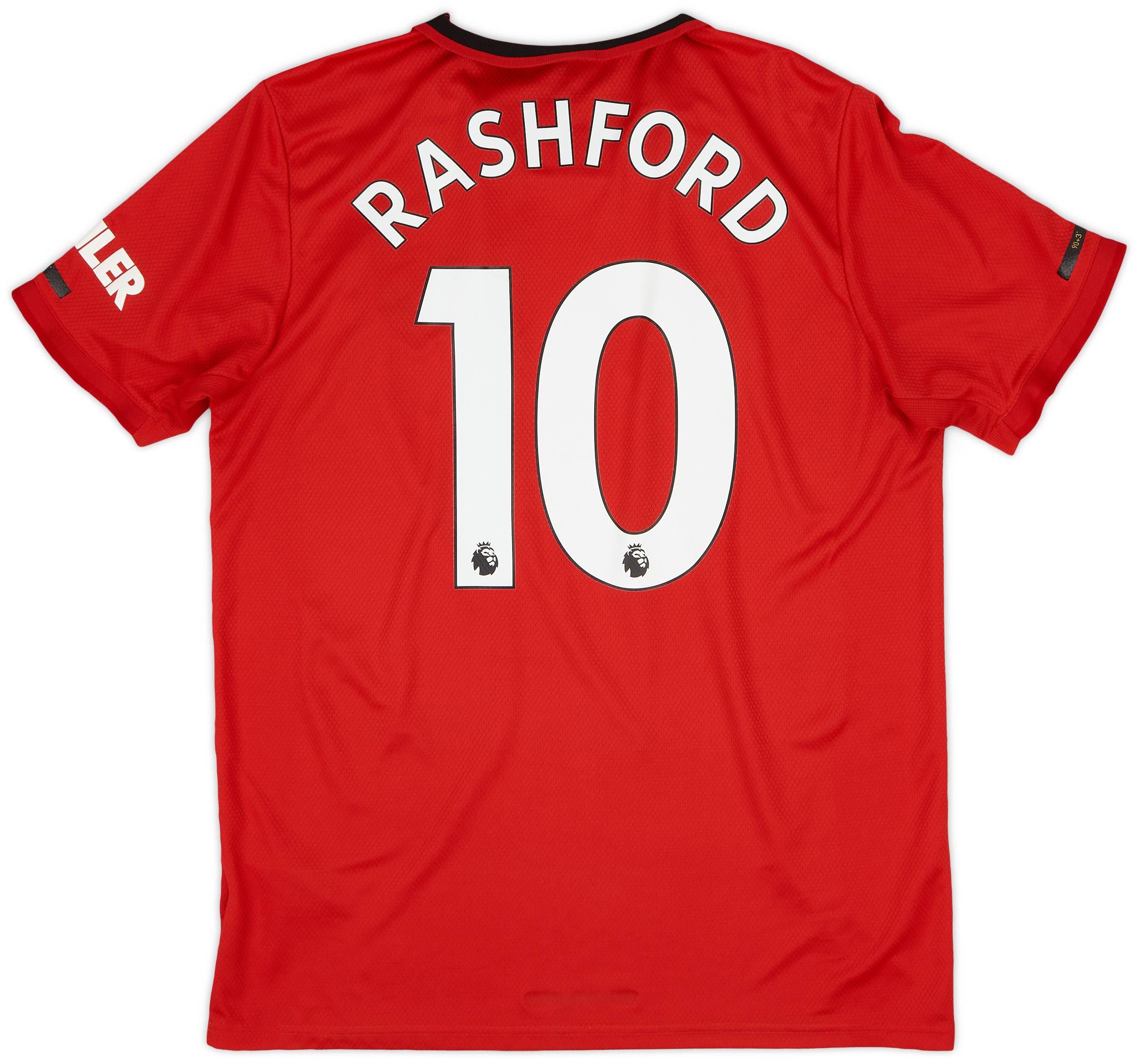2019-20 Manchester United Home Shirt Rashford #10 - 7/10 - (L)