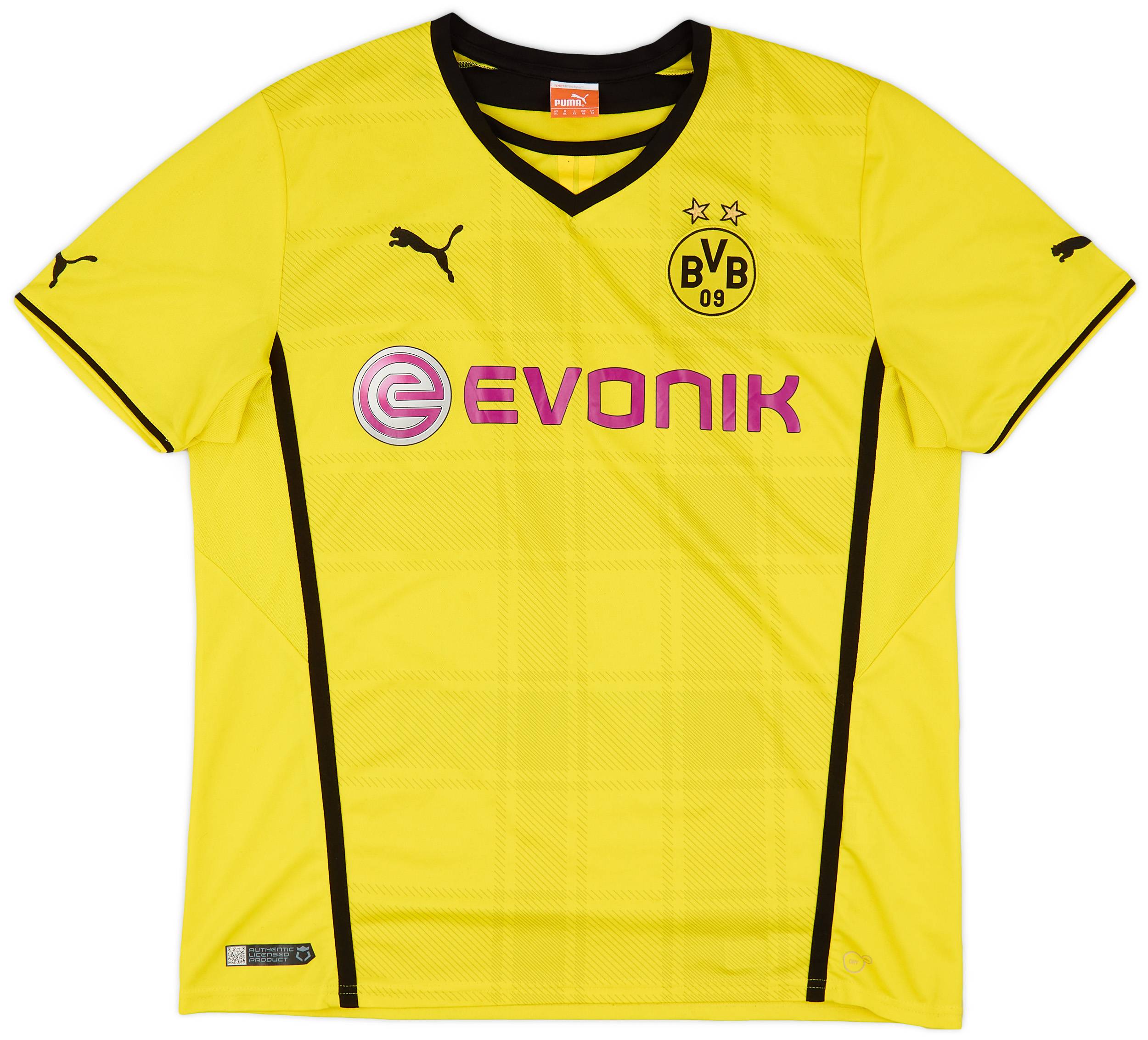 2013-14 Borussia Dortmund Home Shirt - 8/10 - (XL)