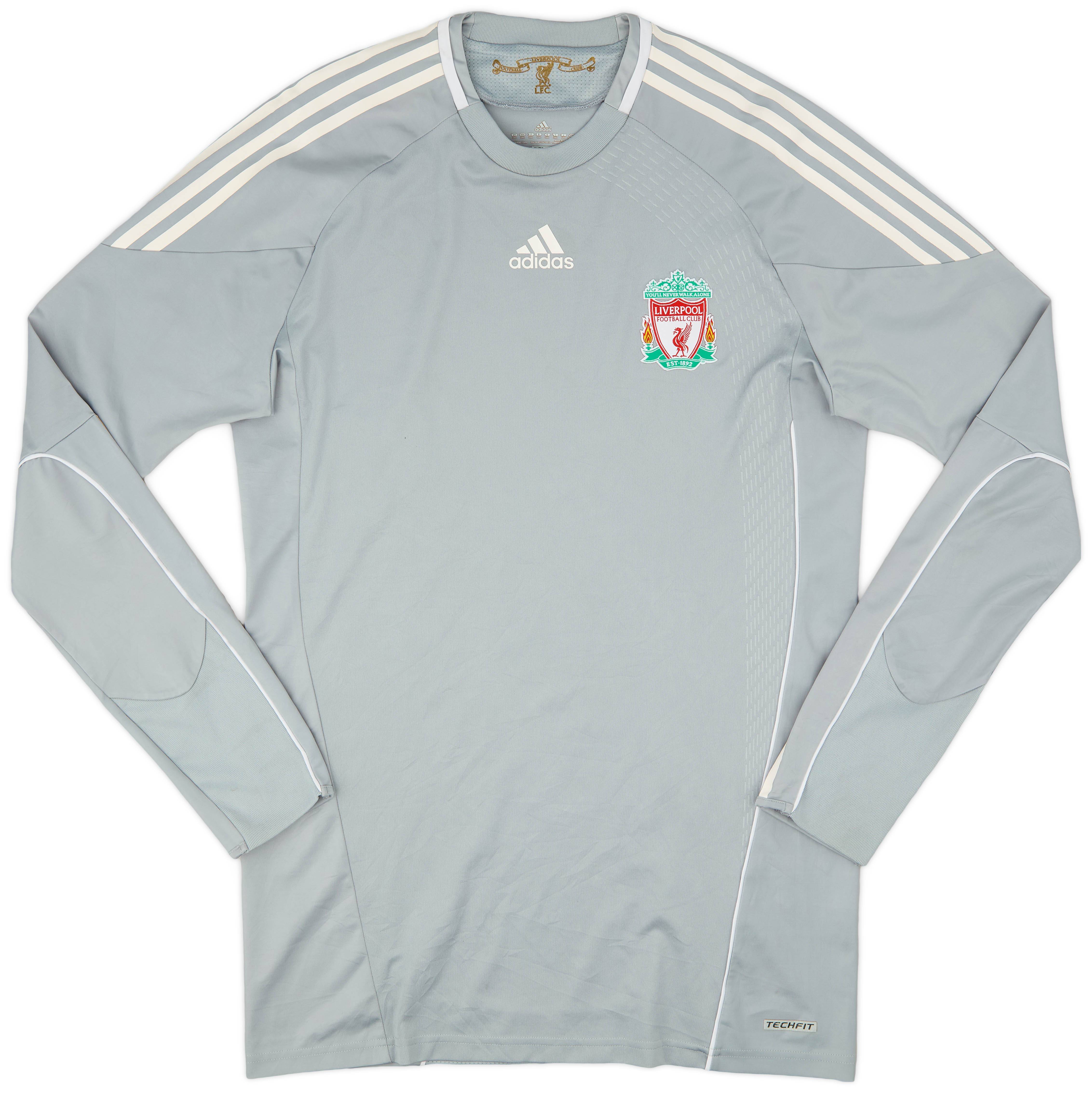 2010-12 Liverpool Player Issue TechFit GK Shirt - 7/10 - (XXL)