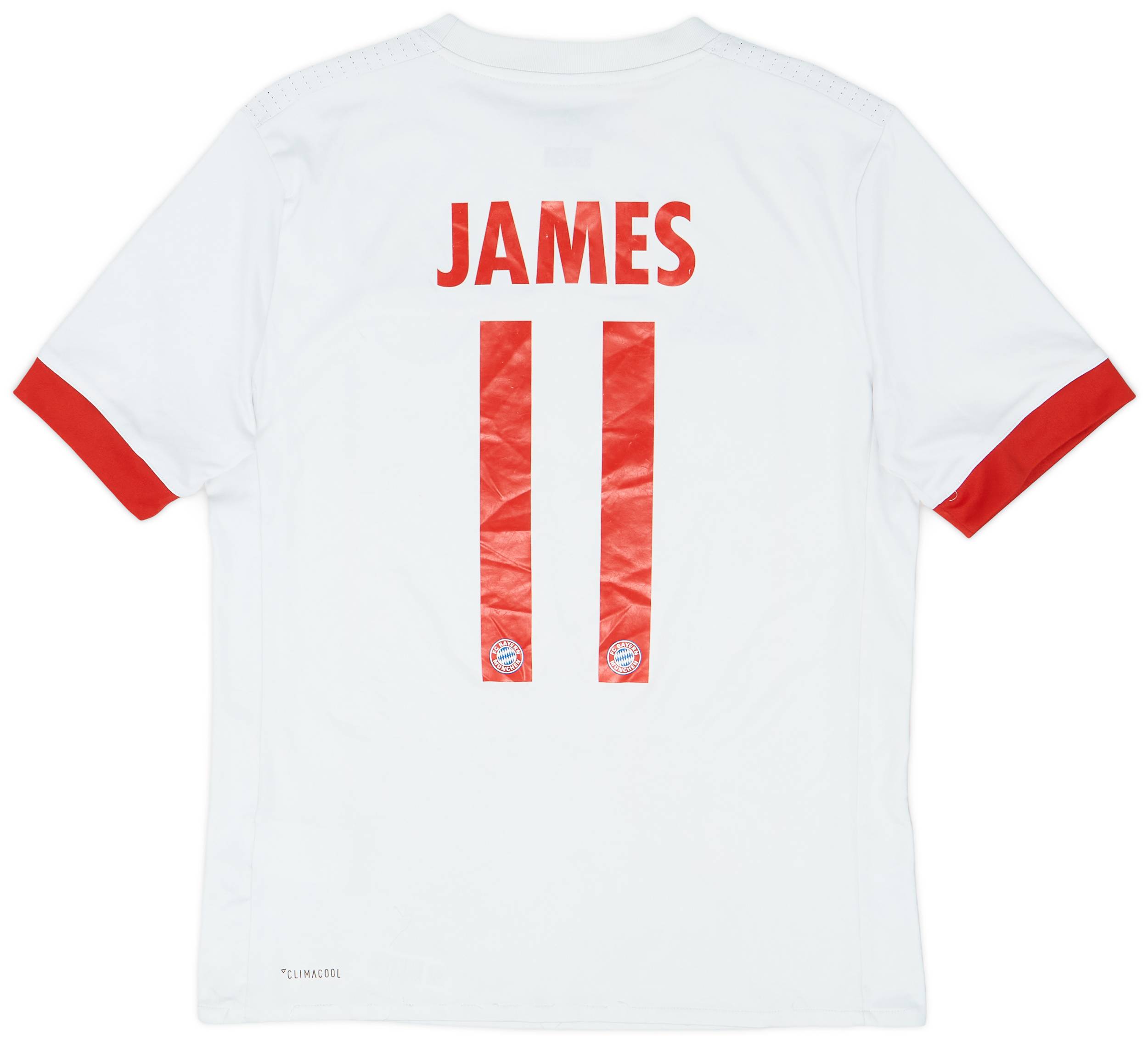 2017-18 Bayern Munich European Third Shirt James #11 - 6/10 - (L.Boys)