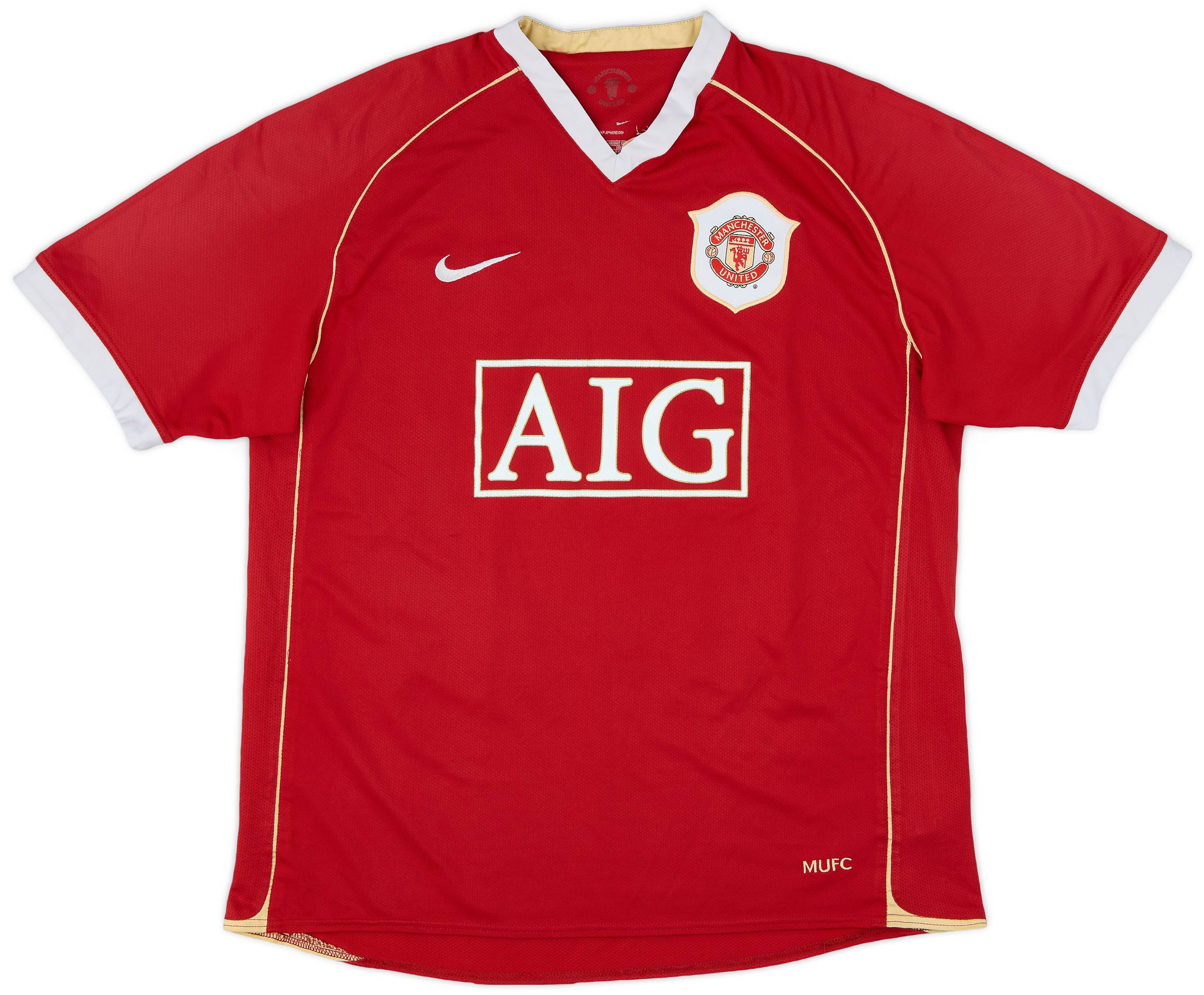イングランド代表 Rooney シャツ 2006-07 Manchester United Home Shirt Rooney #8 - 6/10 - (L)