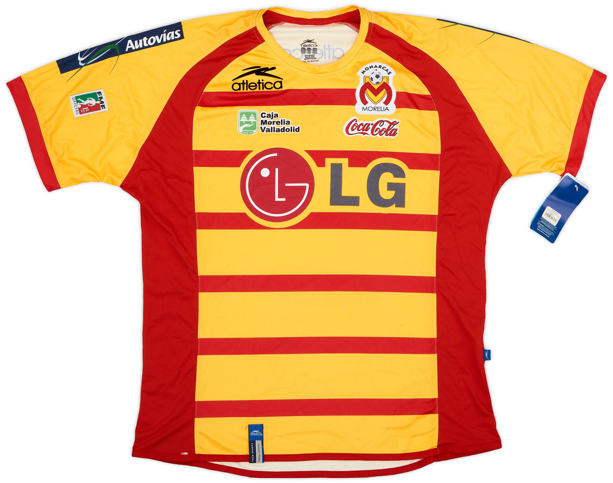 2006-07 Monarcas Morelia Home Shirt (XXL)