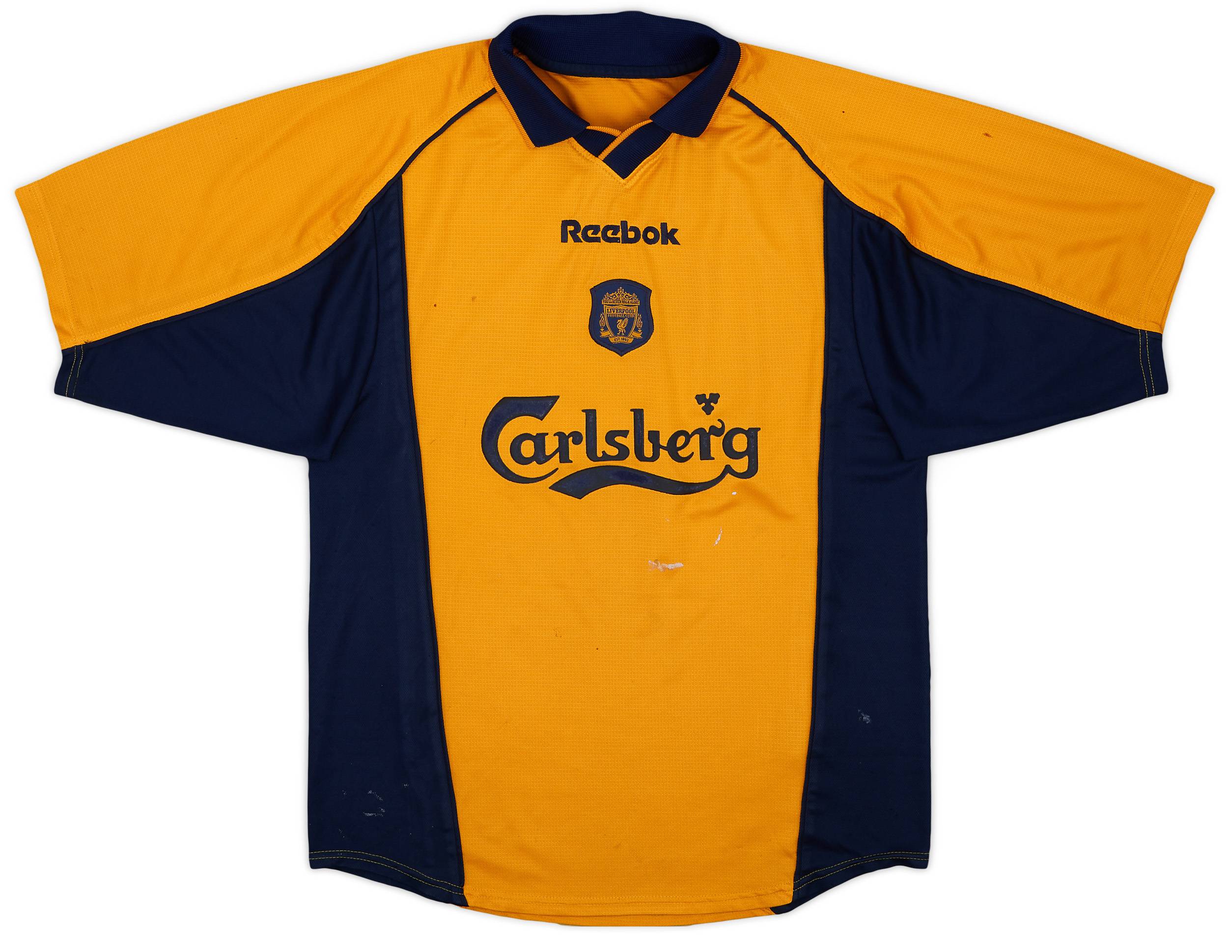 2000-02 Liverpool Away Shirt - 5/10 - (XL.Boys)