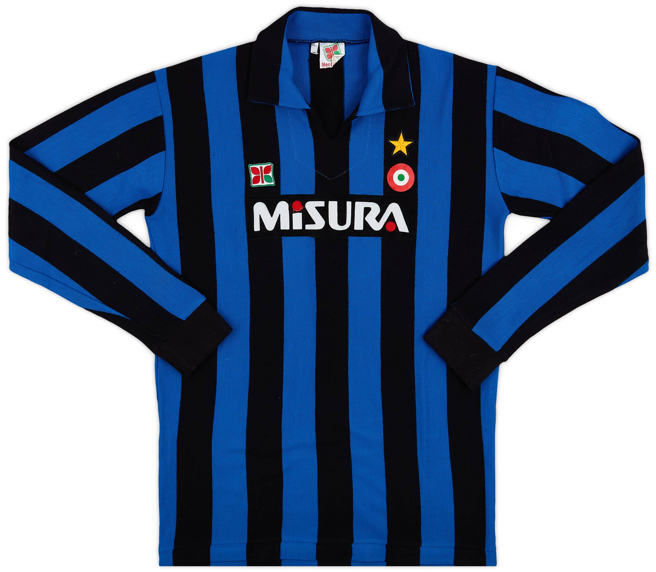 1983-86 Inter Milan Home L/S Shirt - 8/10 - (L)