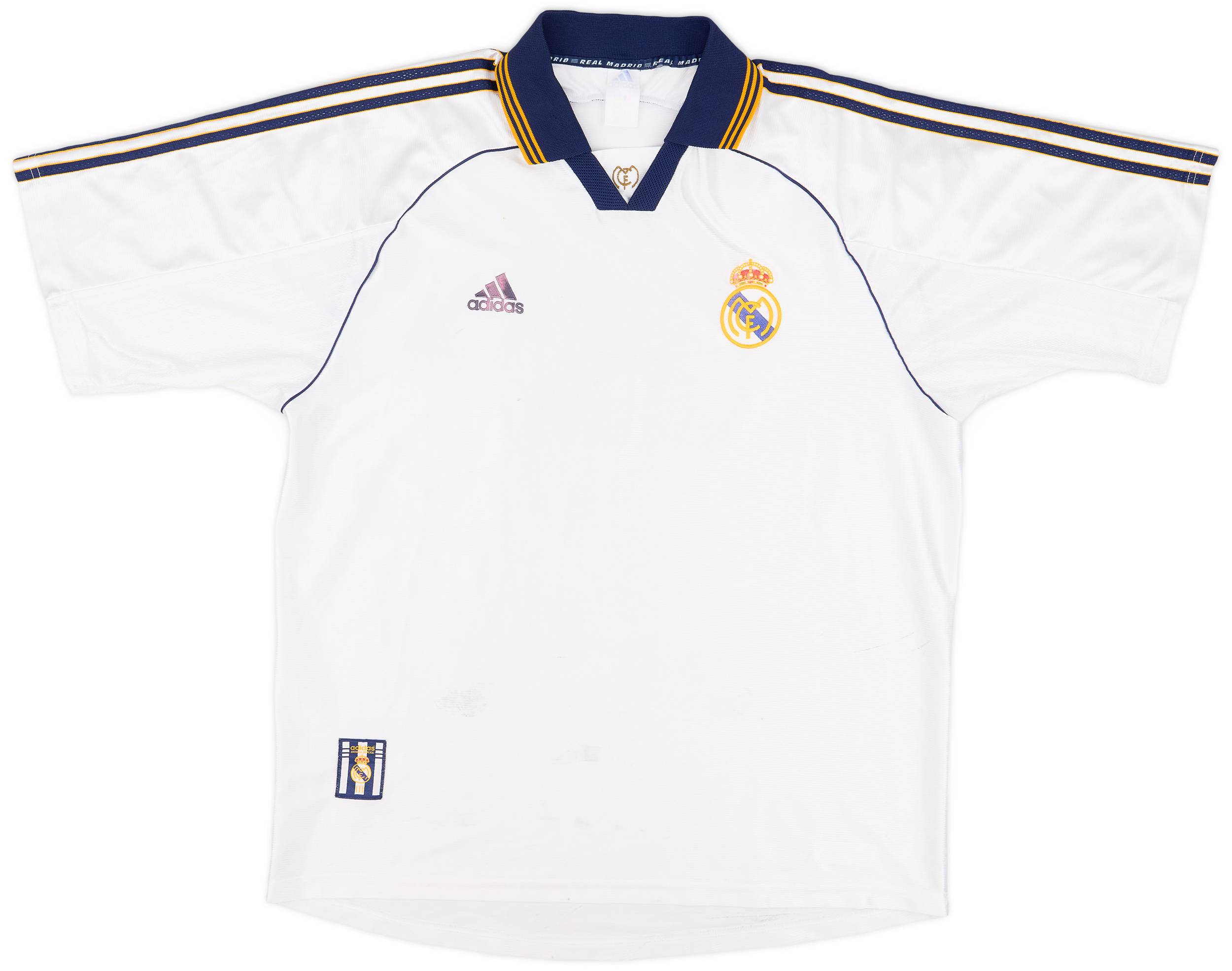 ウェア adidas 98-00 Real Madrid home kit M Real Madrid 98/00 • Home Shirt • M – Real Vintage Football