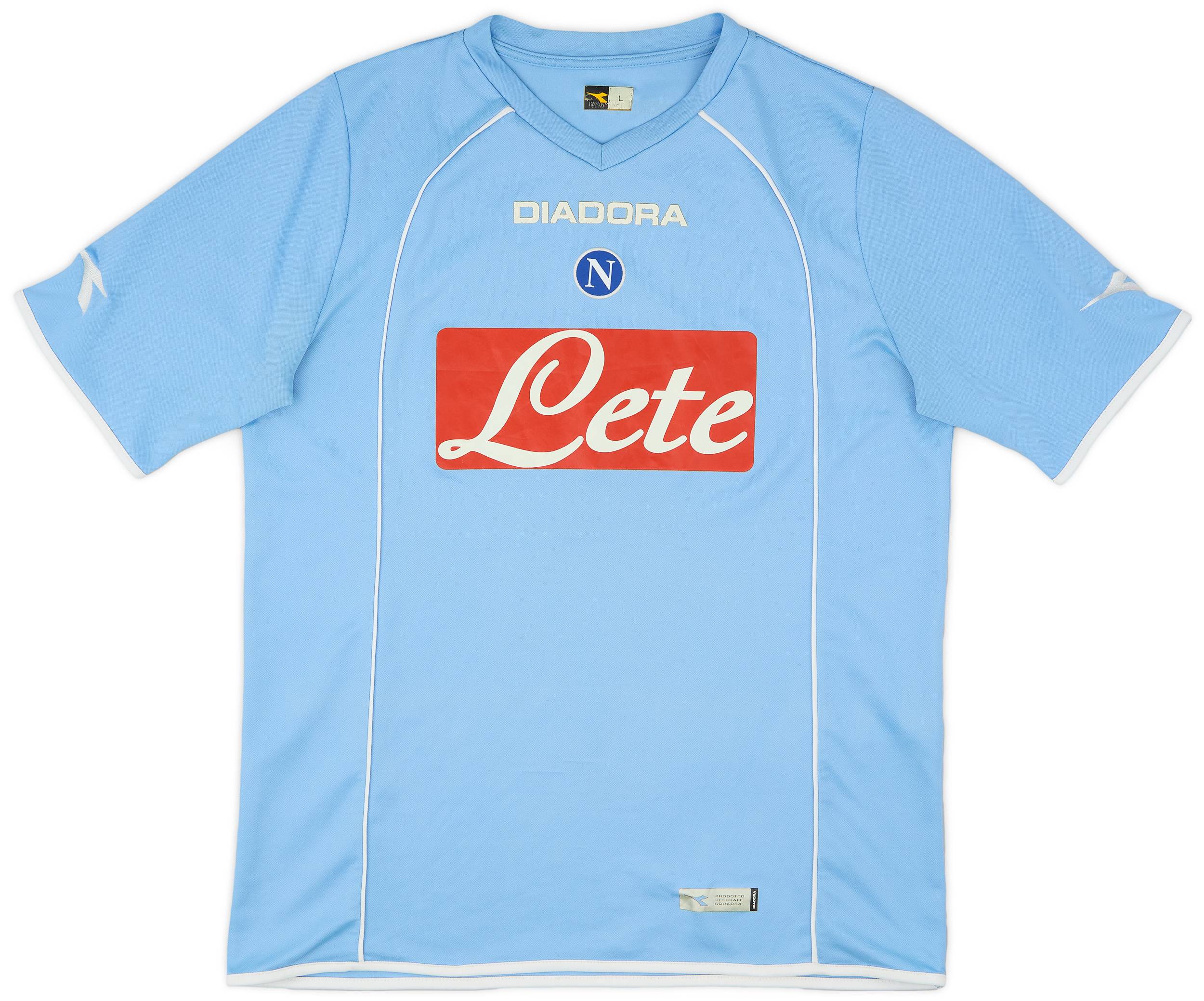 2006-07 Napoli Home Shirt - 7/10 - (L)
