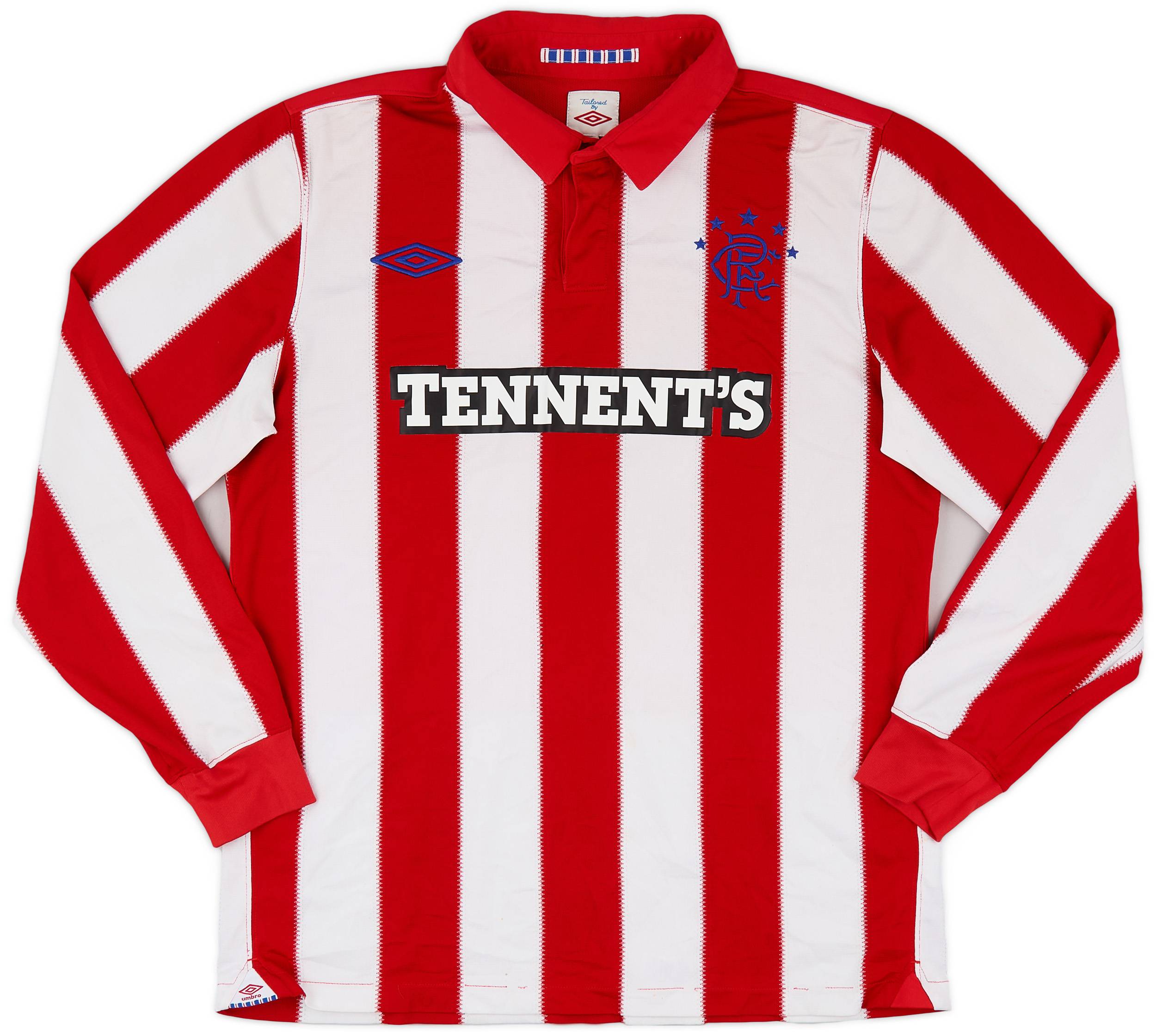2010-11 Rangers Away L/S Shirt - 6/10 - (M)