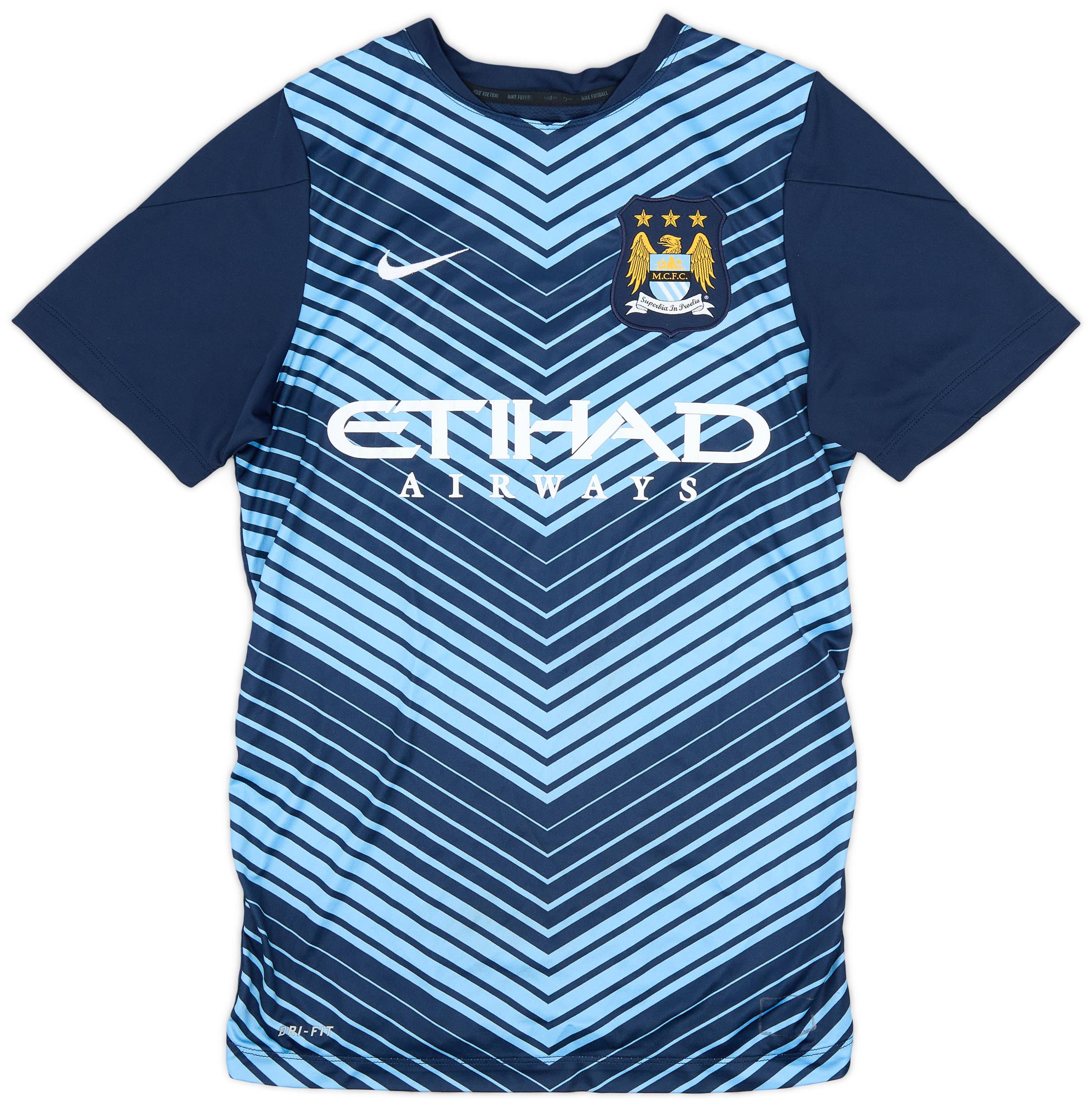 2014-15 Manchester City Nike Training Shirt - 8/10 - (S)