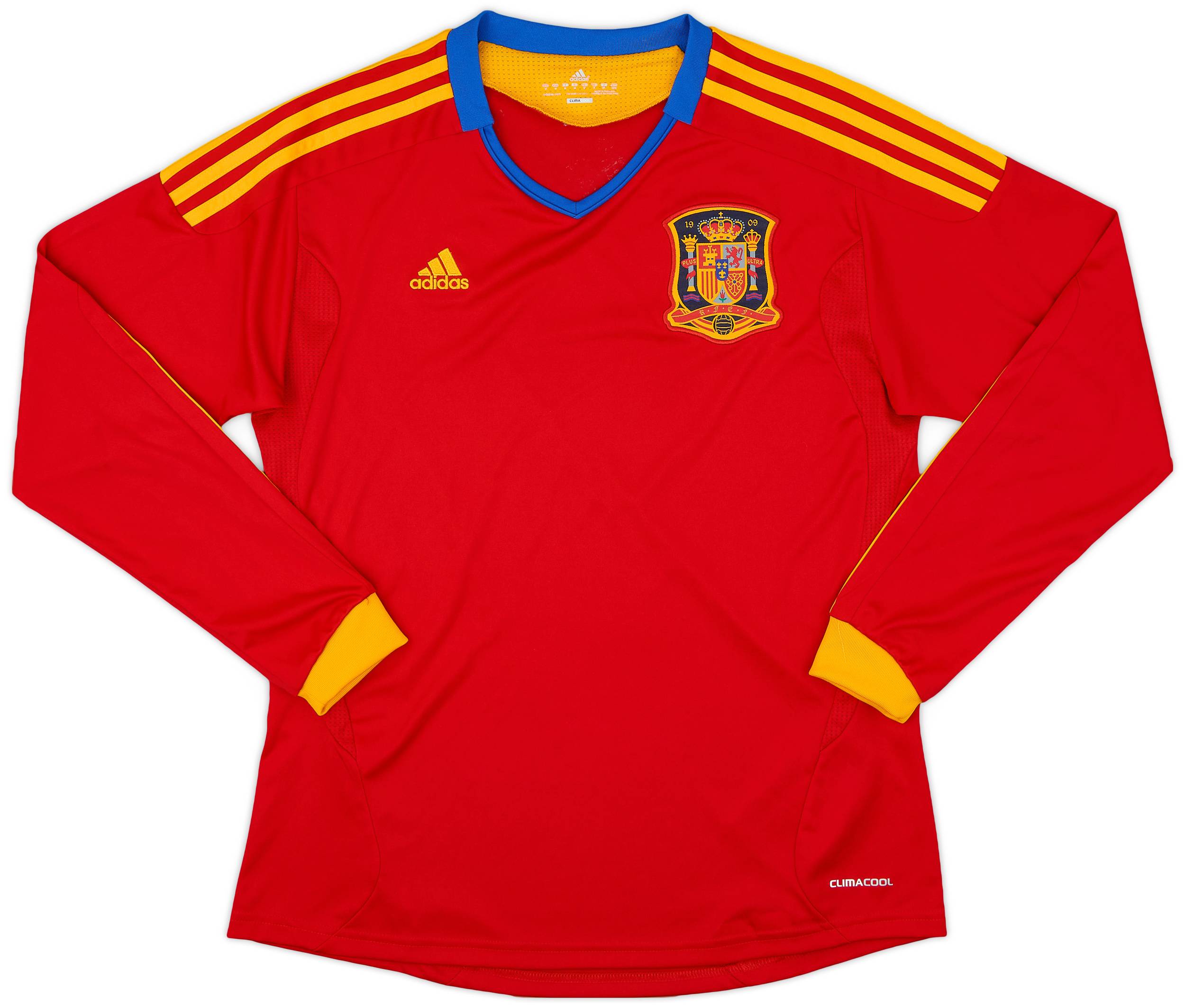 2010-11 Spain Women Home L/S Shirt - 10/10 - (Men's M)