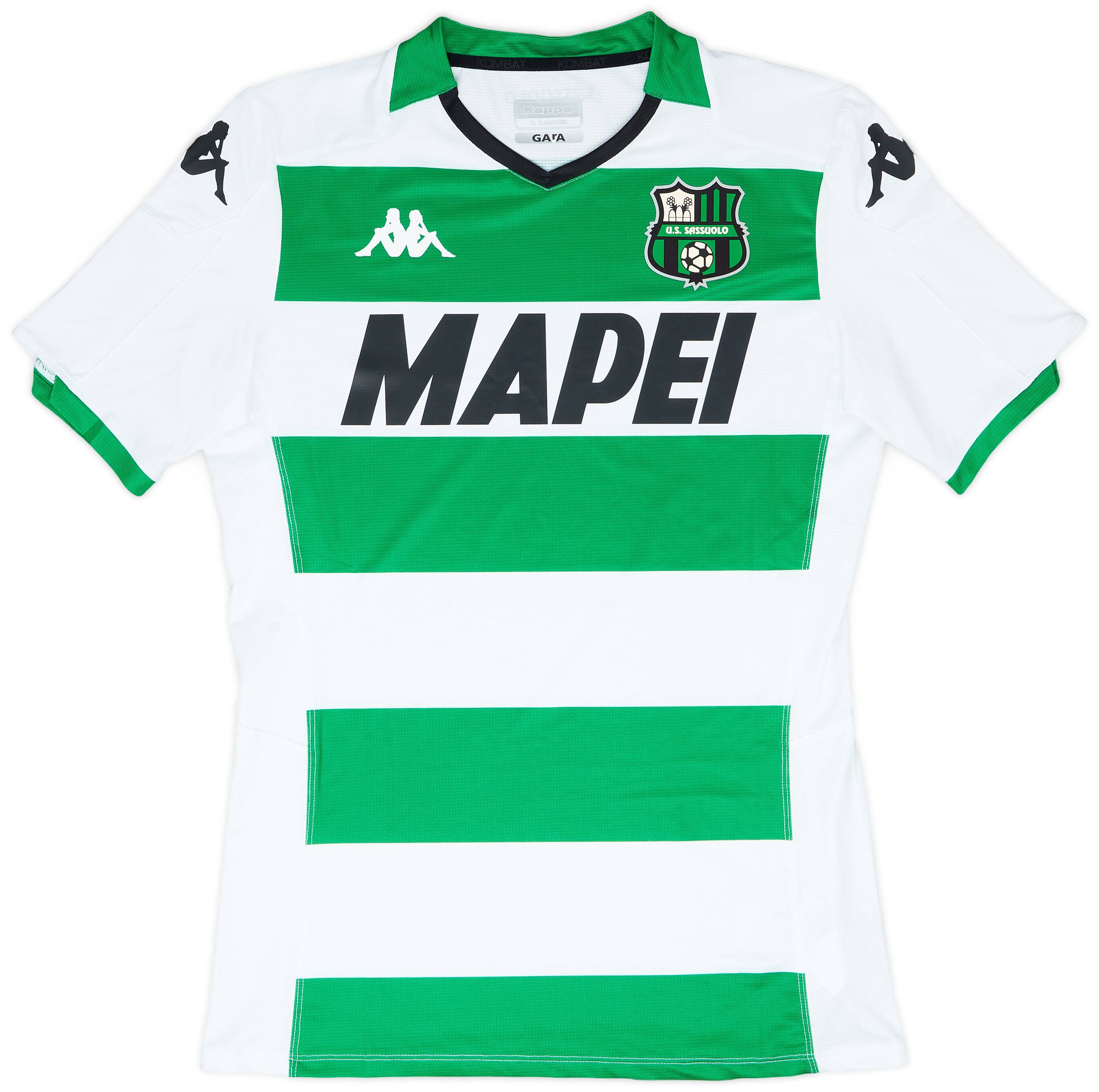 2019-20 Sassuolo Authentic Away Shirt - 9/10 - (XL)