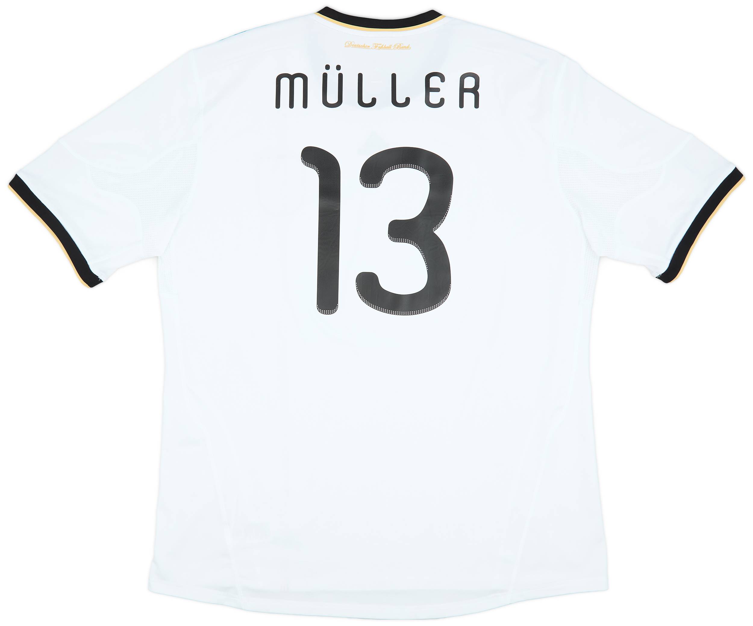 2010-11 Germany Home Shirt Muller #13 - 9/10 - (3XL)