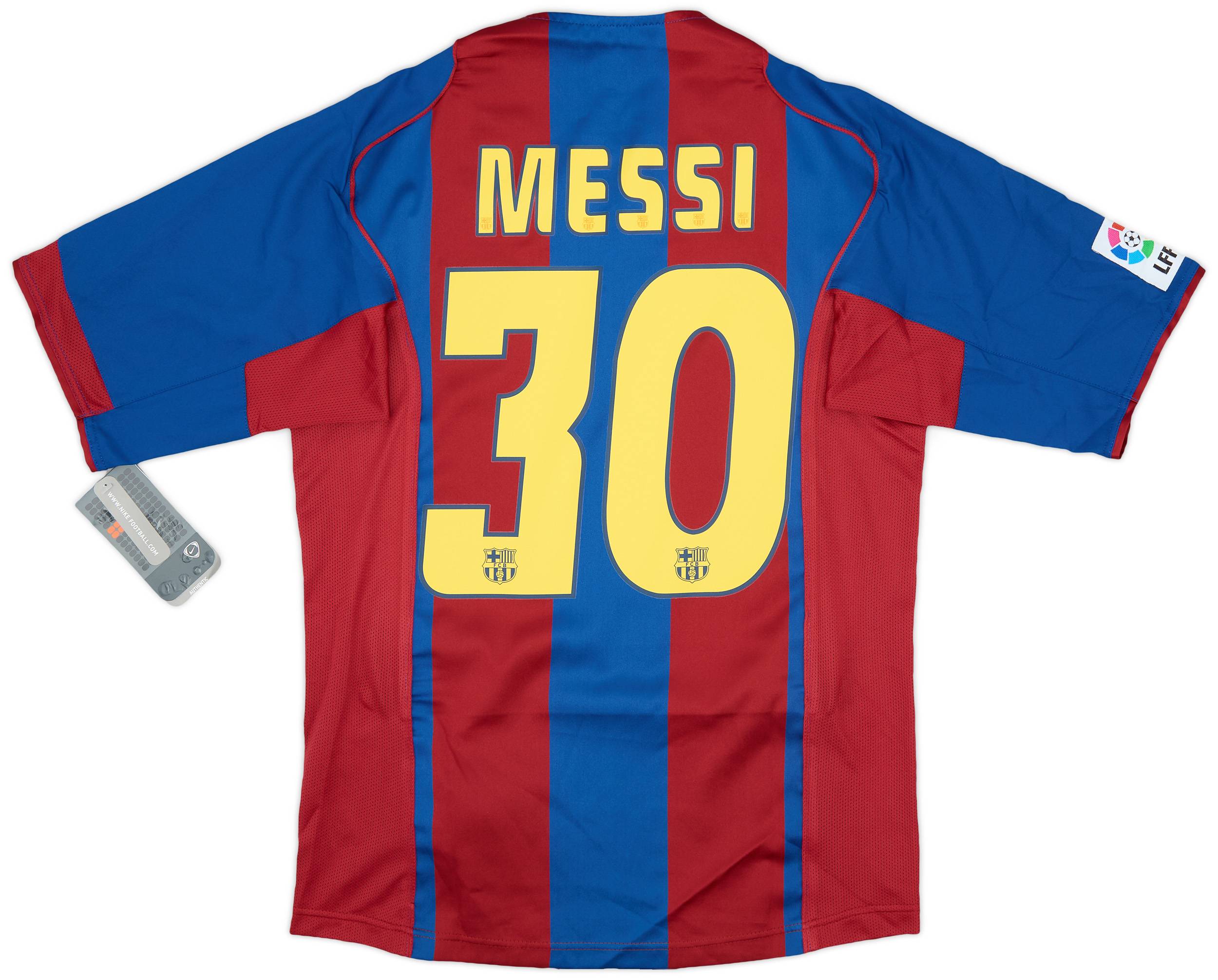 2004-05 Barcelona Home Shirt Messi #30 (S)