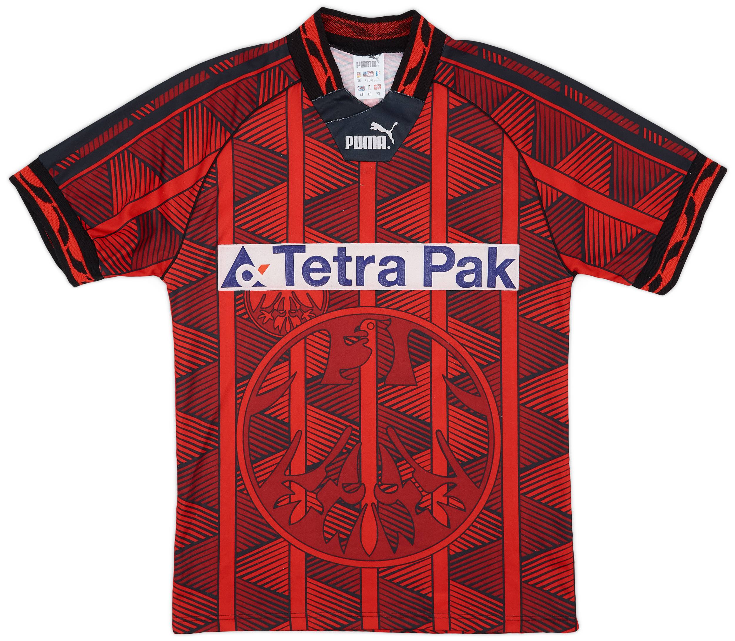 1995-96 Eintracht Frankfurt Home Shirt Ekstrom #11 - 8/10 - (XS)
