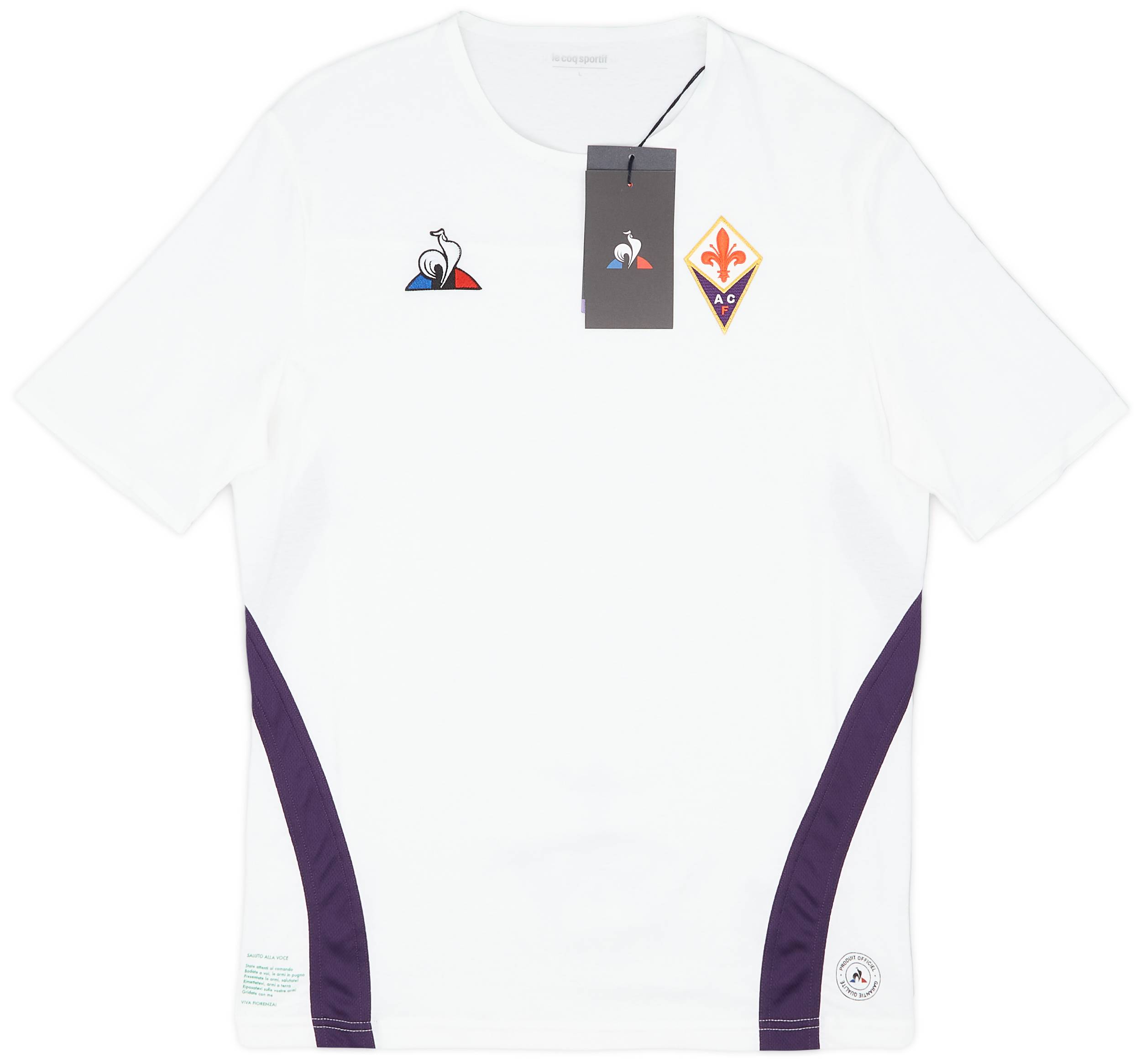 Le coq sportif fiorentina shirt qualité online