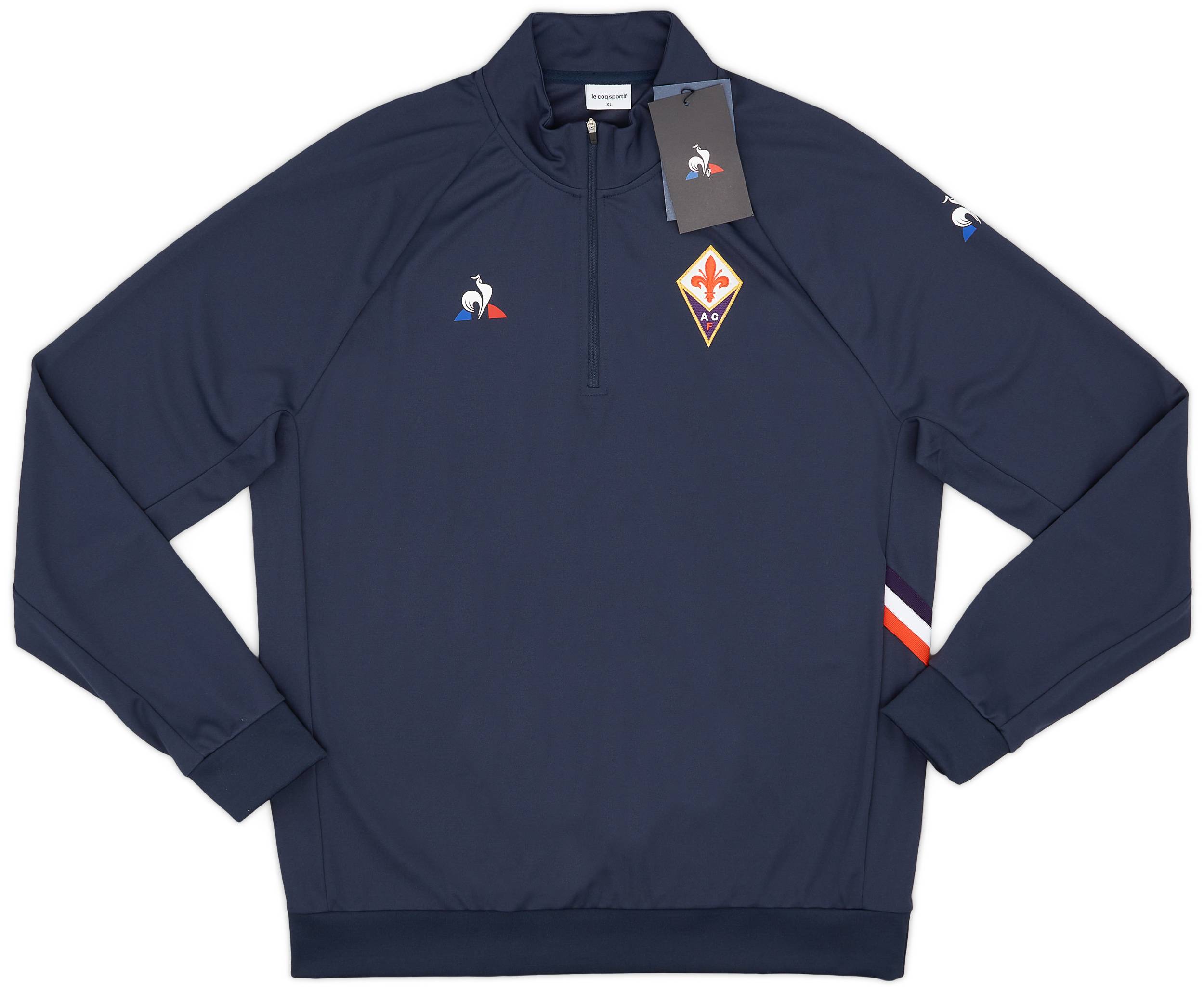 2019 20 Fiorentina Le Coq Sportif 1 4 Zip Training Top
