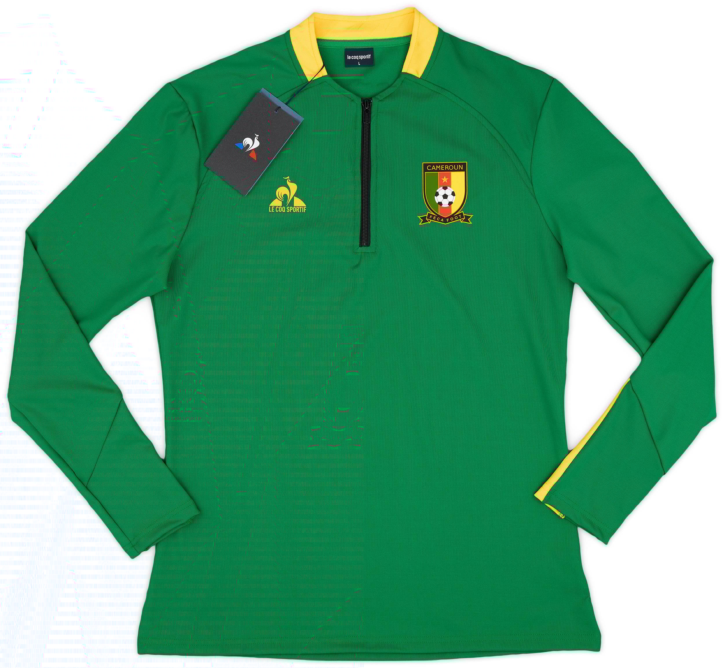 2022 Cameroon Le Coq Sportif 1 4 Zip Training Top