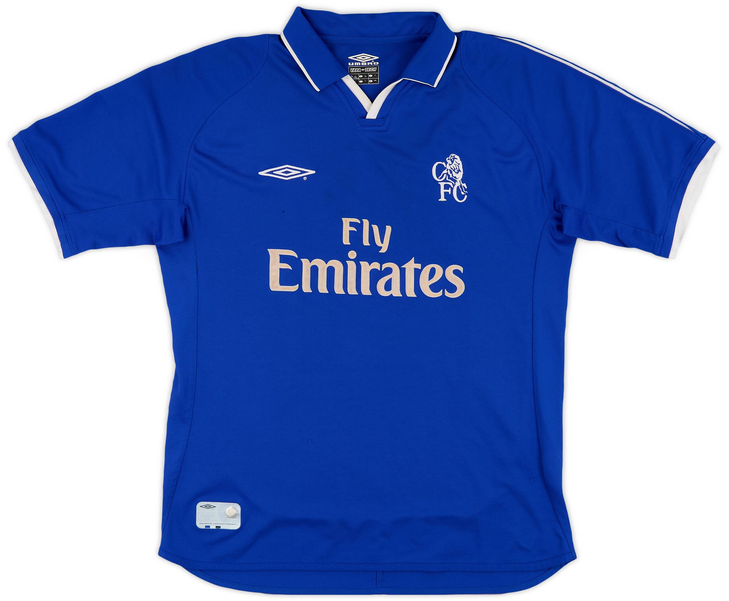 2001-03 Chelsea Home Shirt Zola #25 - 6/10 - (L)
