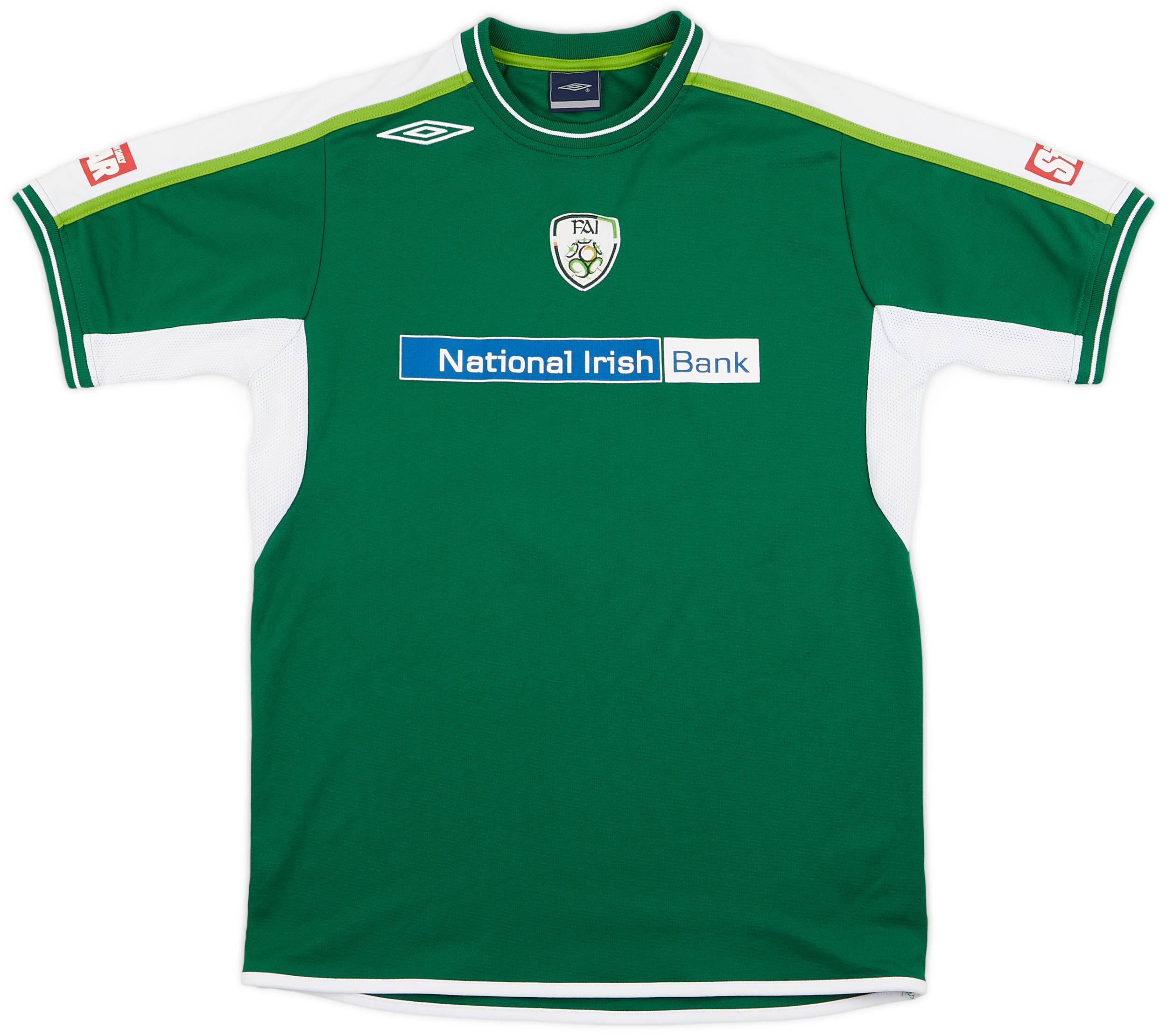 IRELAND NATIONAL TEAM 2004 HOME FOOTBALL SHIRT SOCCER JERSEY