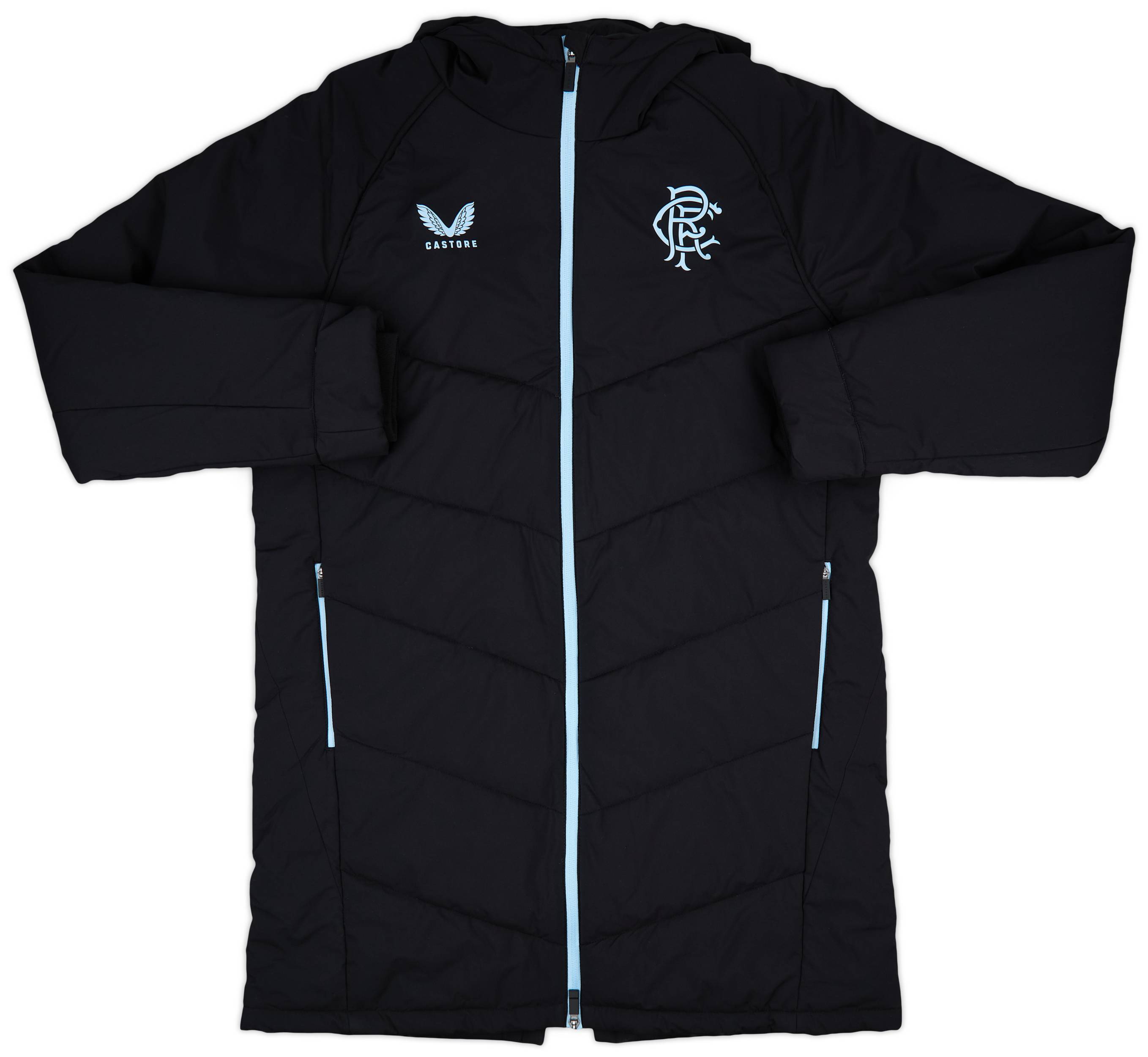 2024-25 Rangers Castore Bench Jacket - 9/10