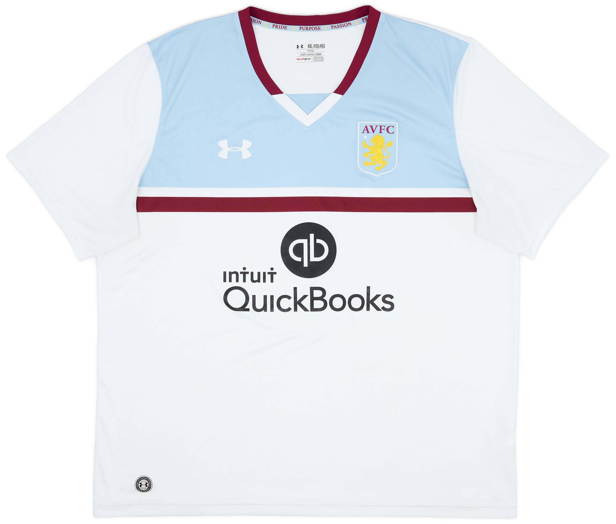 2016-17 Aston Villa Away Shirt - 8/10 - (4XL)
