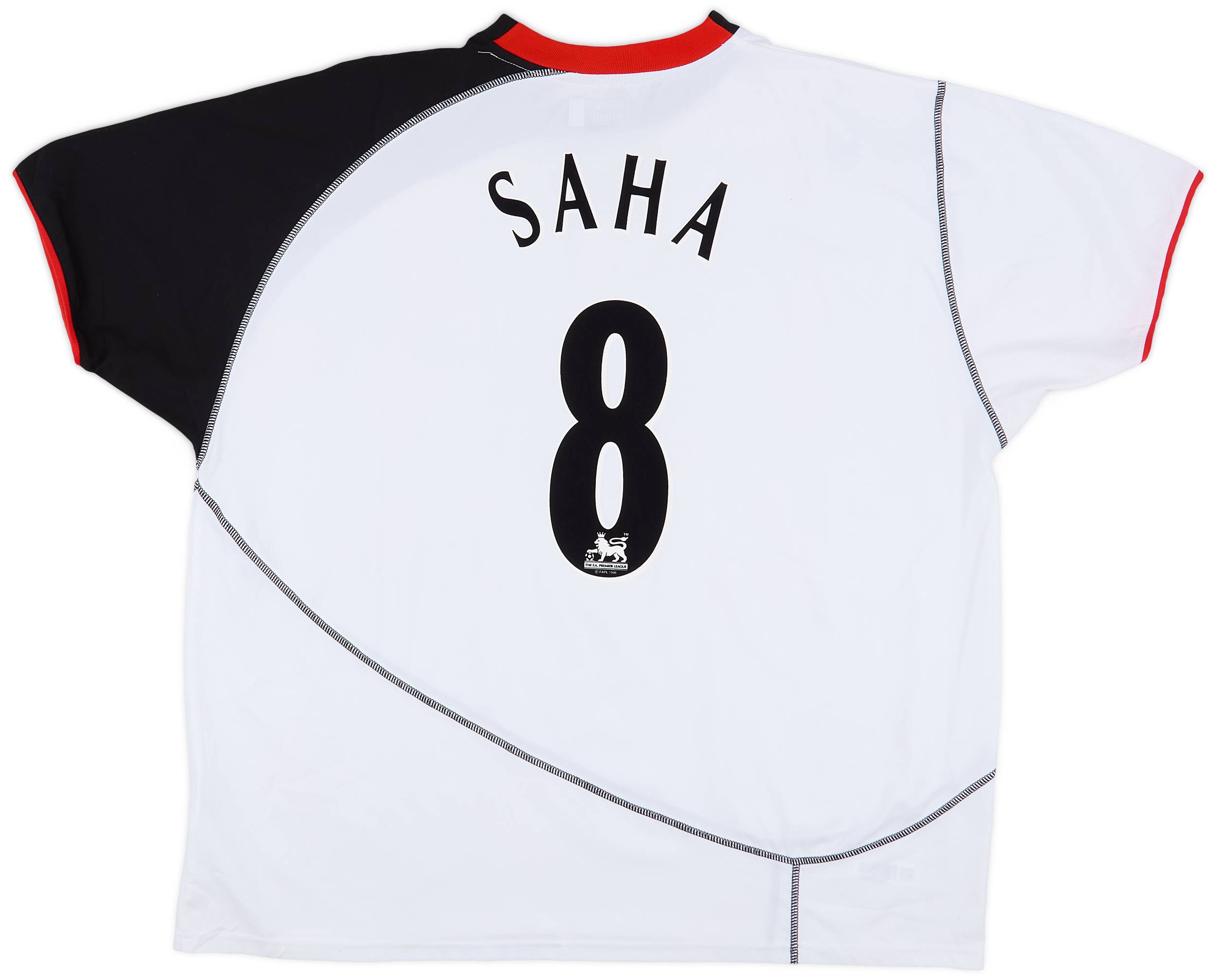 2004-05 Fulham Home Shirt Saha #8 - 9/10 - (3XL)