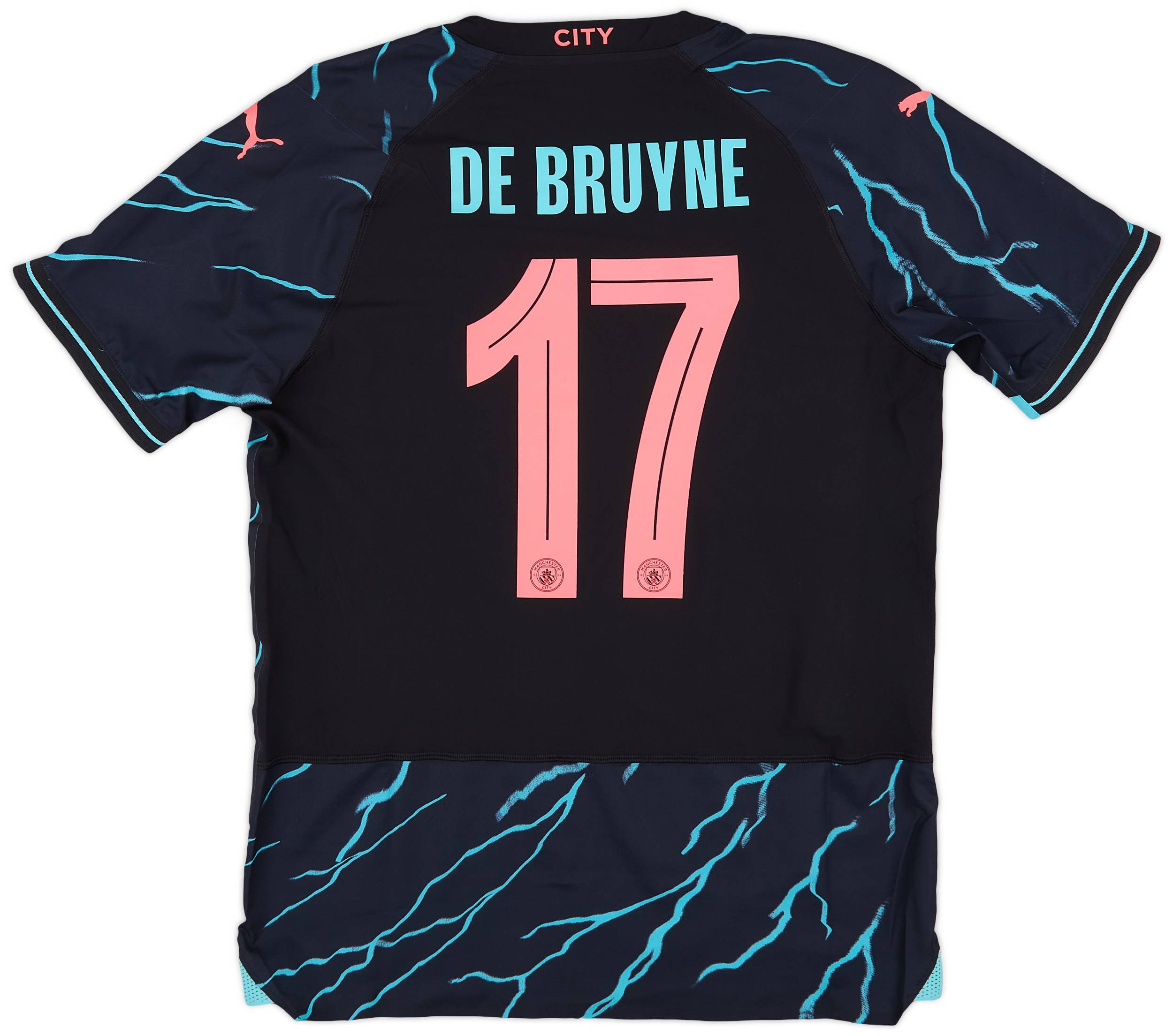 2023-24 Manchester City Authentic Third Shirt DeBruyne #17 (M)
