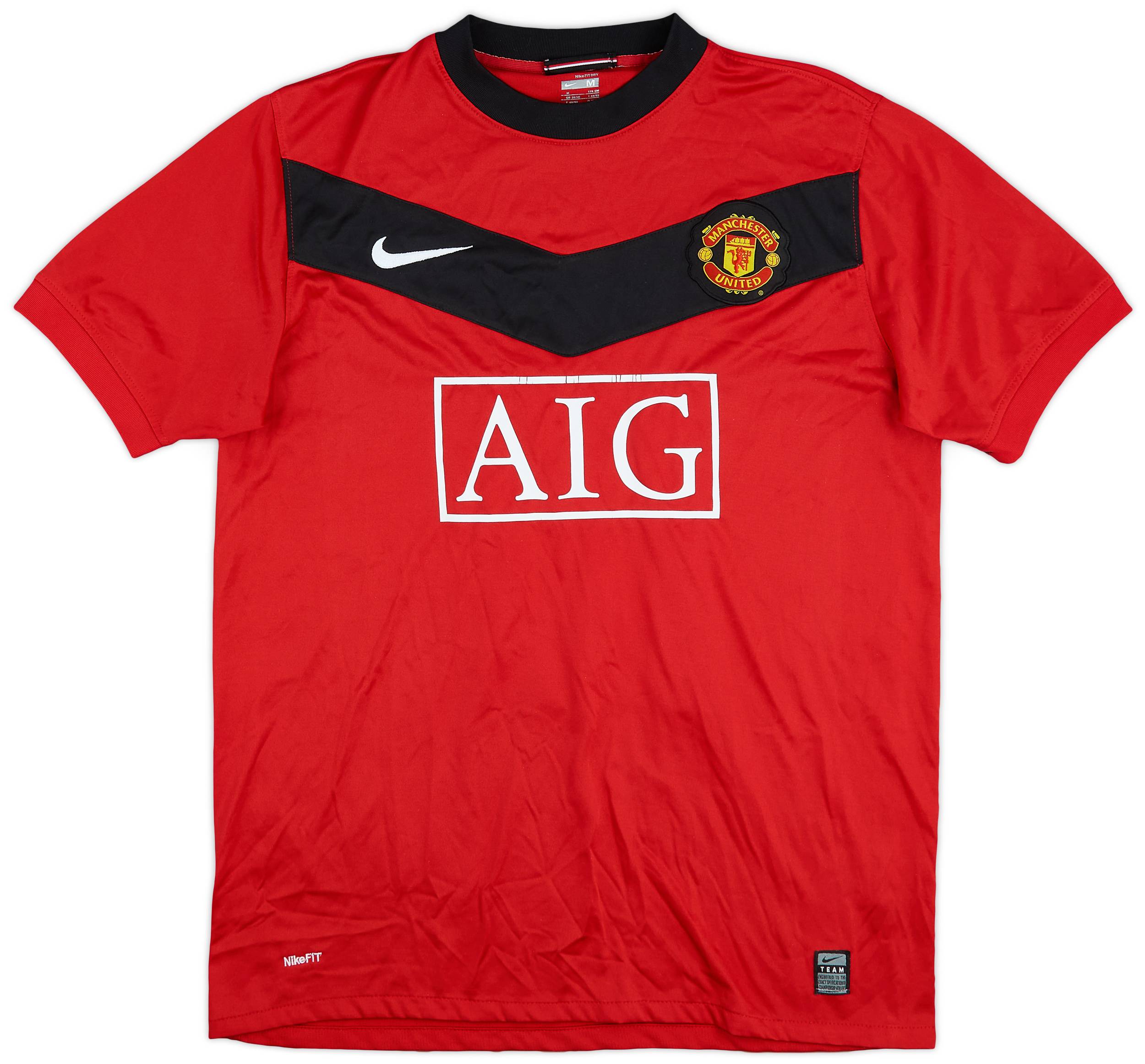 2009-10 Manchester United Home Shirt #18 - 5/10 - (M)