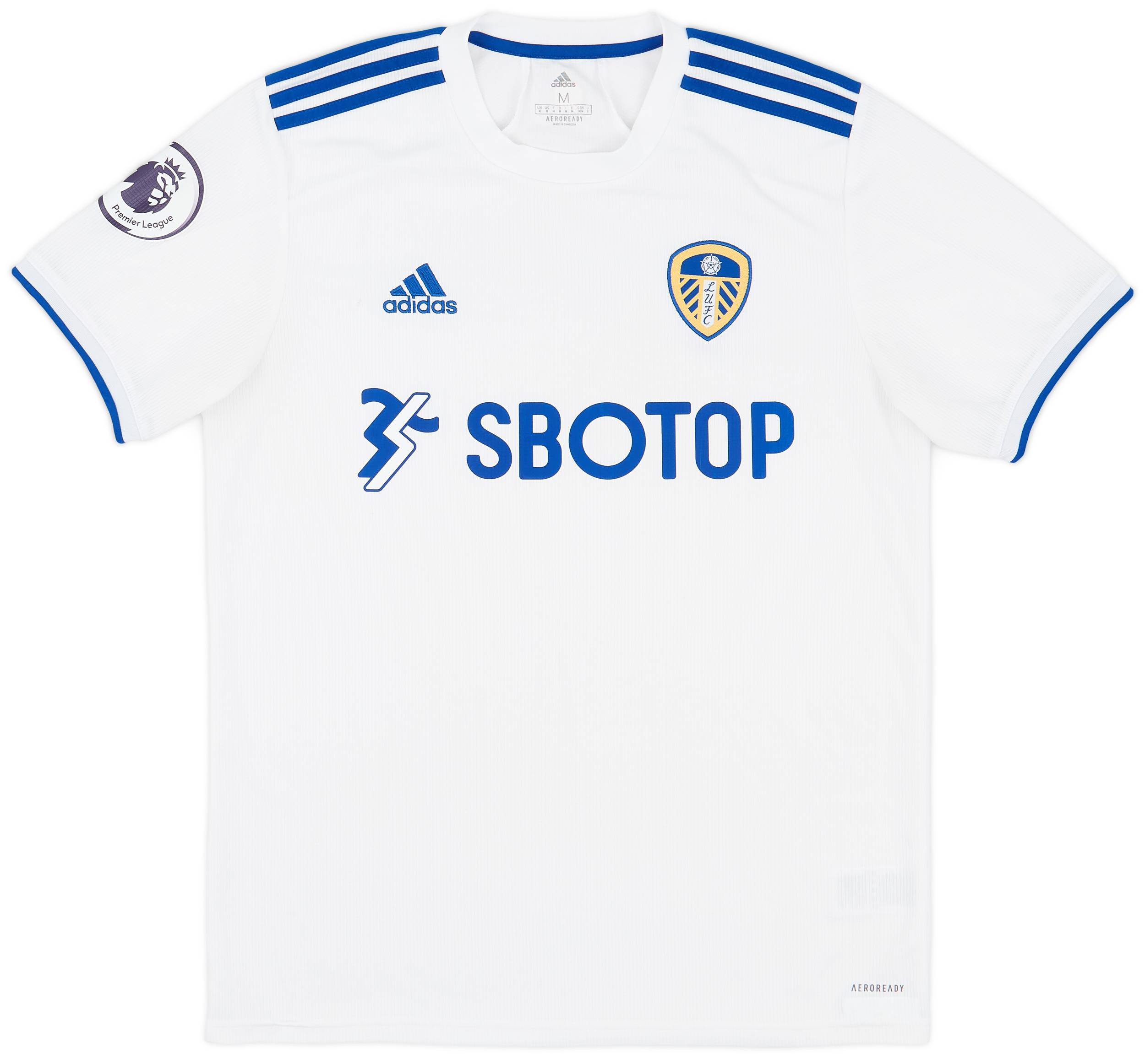 2020-21 Leeds United Home Shirt - 9/10 - (M)