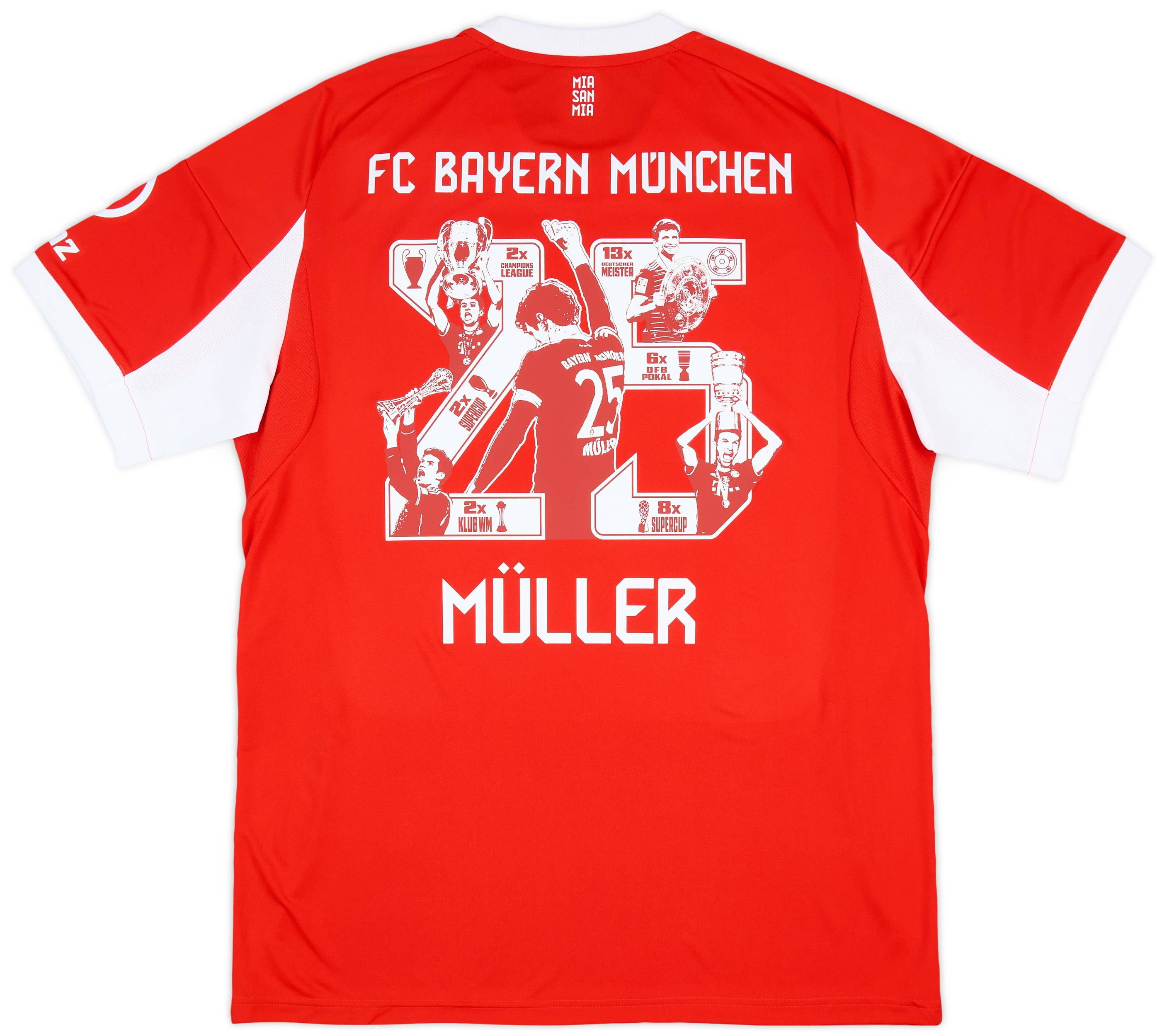 Bayern München Müller 25番シャツとマフラーセット Thomas Müller Jersey | Number 25 in the FC Bayern Store