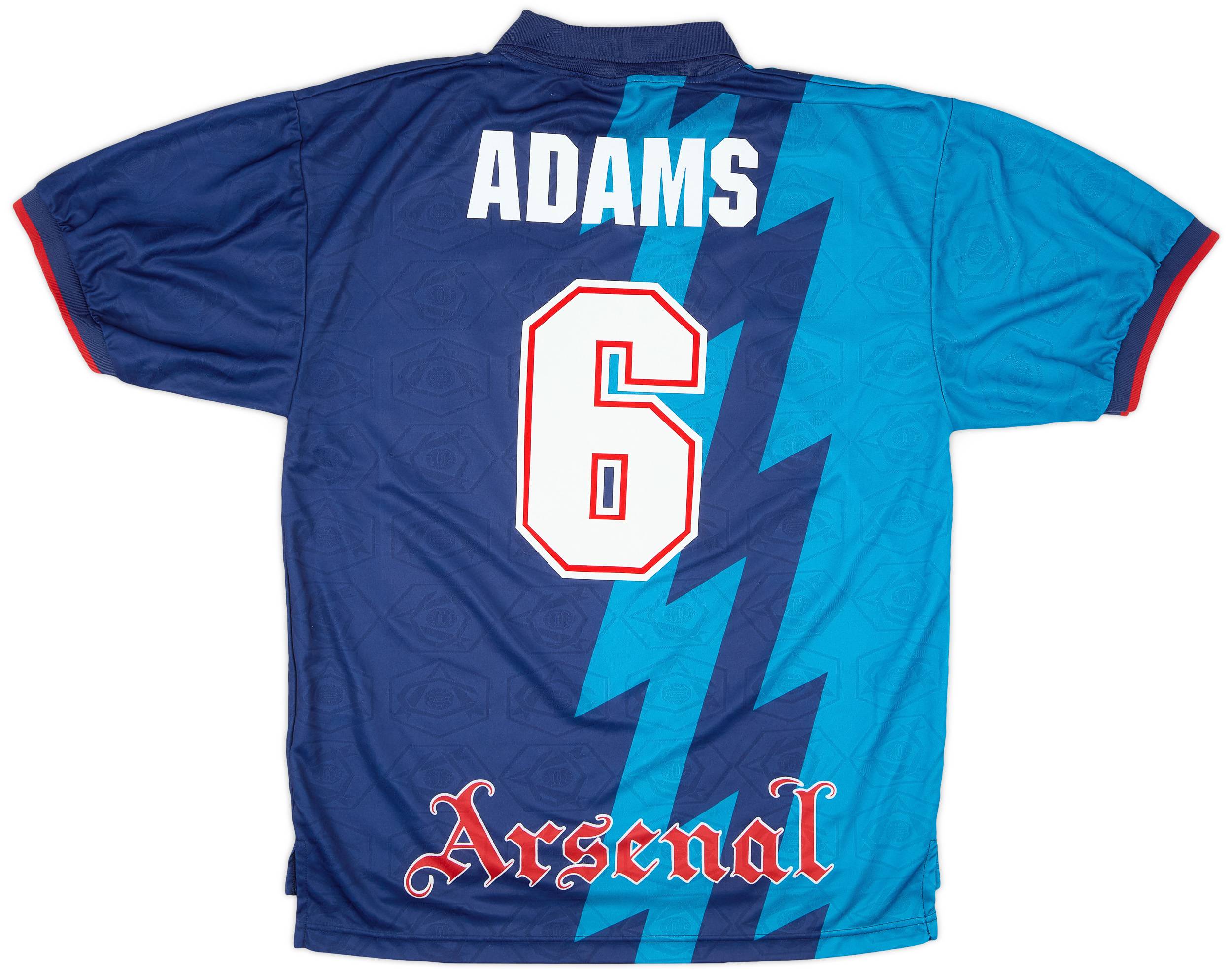 1995-96 Arsenal Player Issue Away Shirt Adams #6 - 9/10 - (XL)