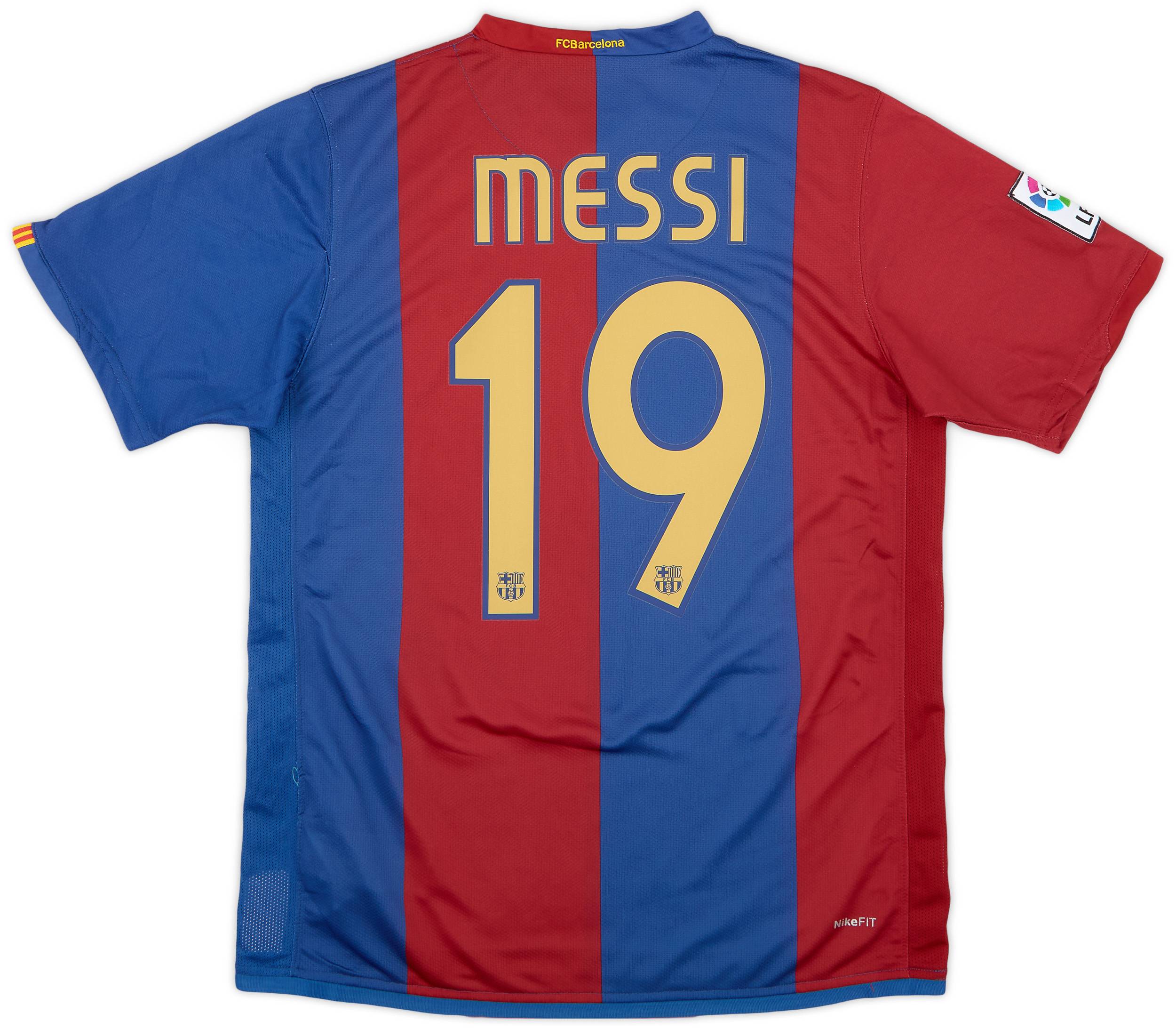 2006 07 Barcelona Home Shirt Messi 19 6 10 S