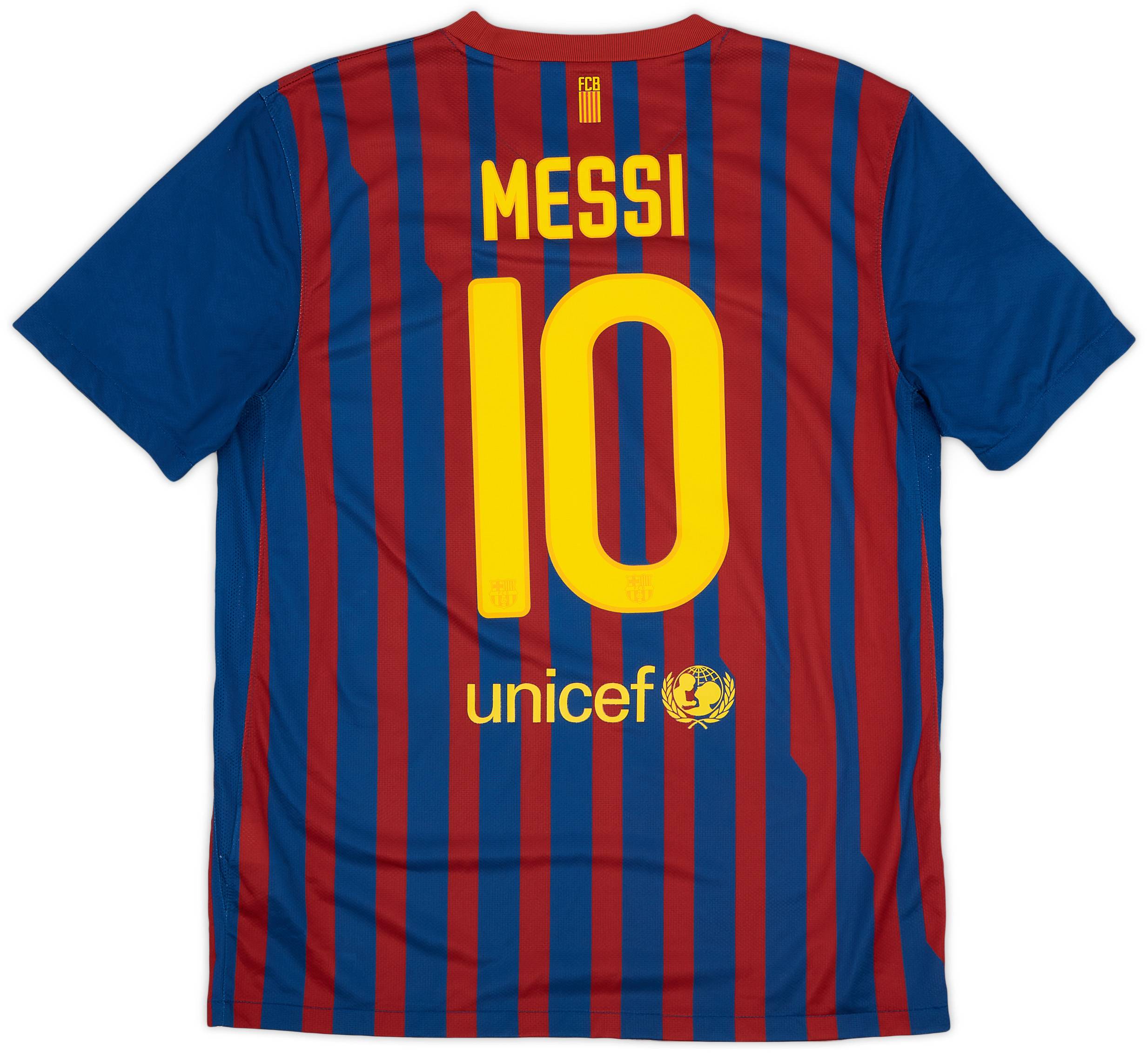2011-12 Barcelona Home Shirt Messi #10 - 9/10 - (L)