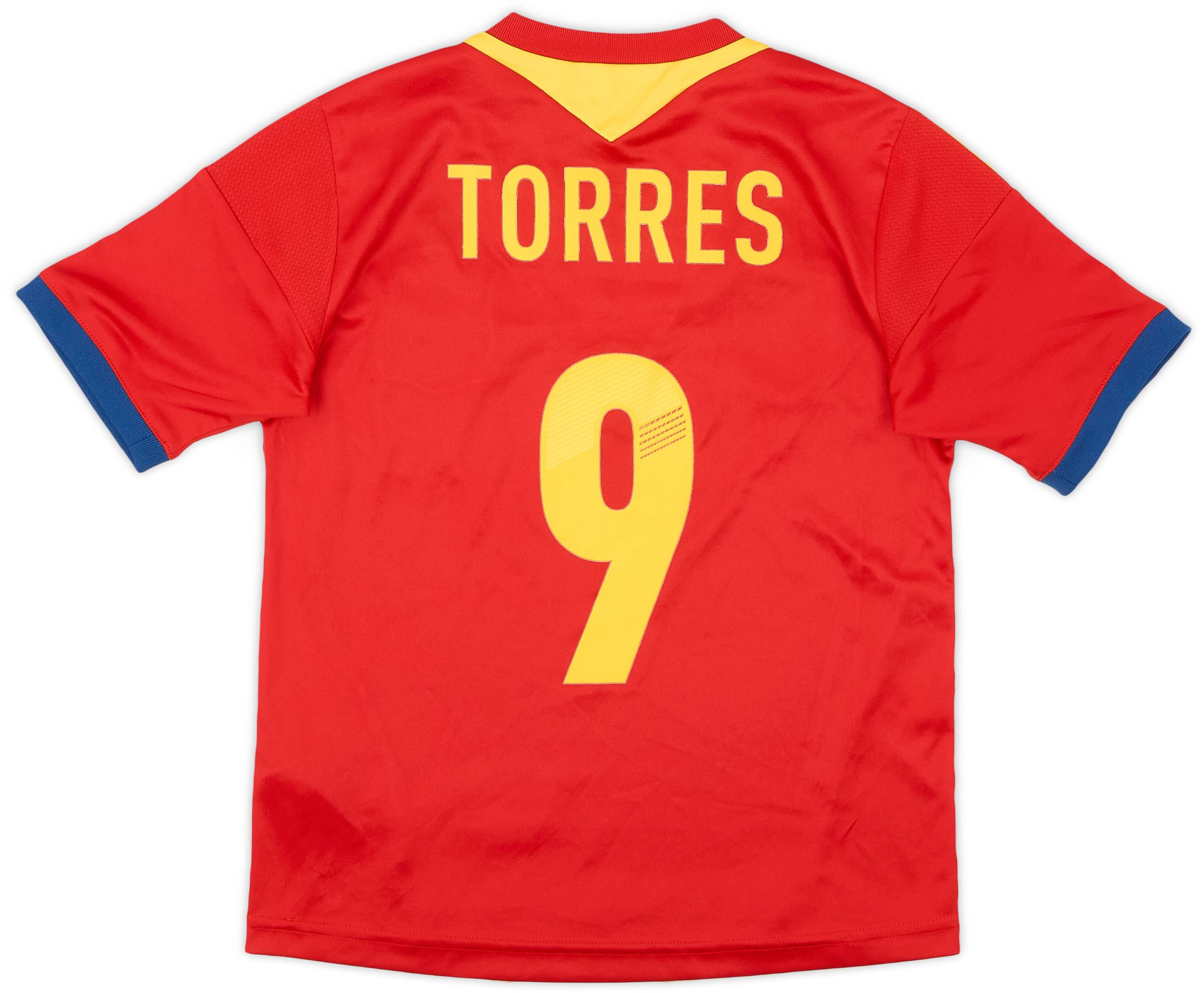 2013 Spain Confederation Cup Home Shirt Torres #9 - 8/10 - (S.Boys)