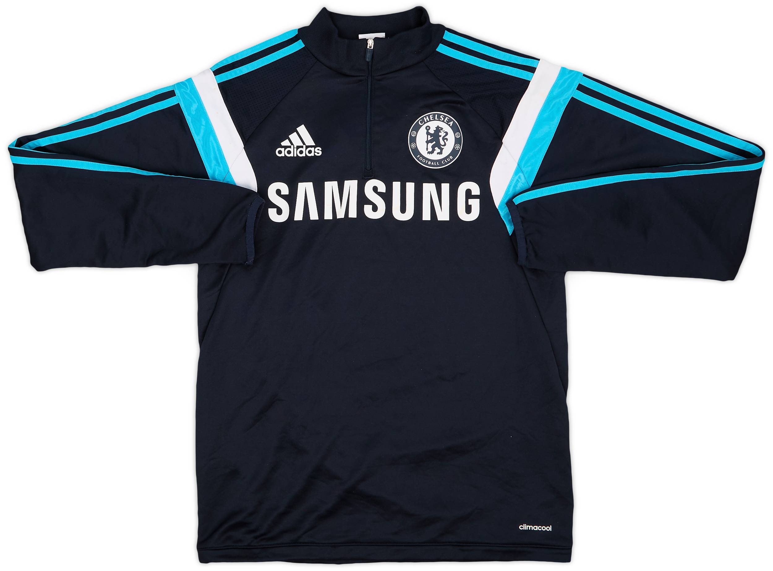 2014-15 Chelsea adidas 1/4 Zip Drill Top - 5/10 - (S)