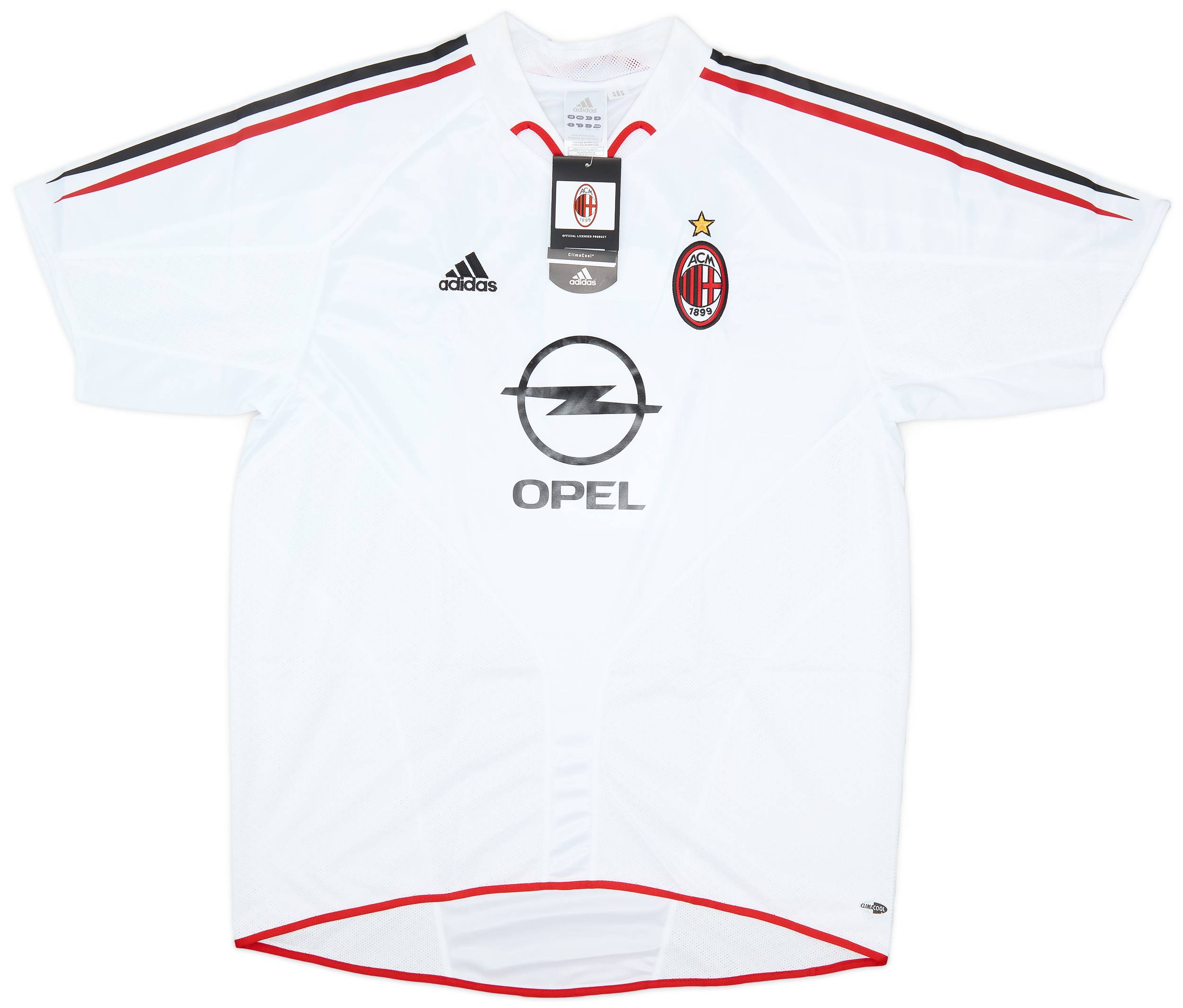 04/05 ACミラン　カカ　アディダスオフィシャル　長袖ユニフォーム 04/05 ACミラン カカ アディダスオフィシャル 長袖ユニフォーム adidas