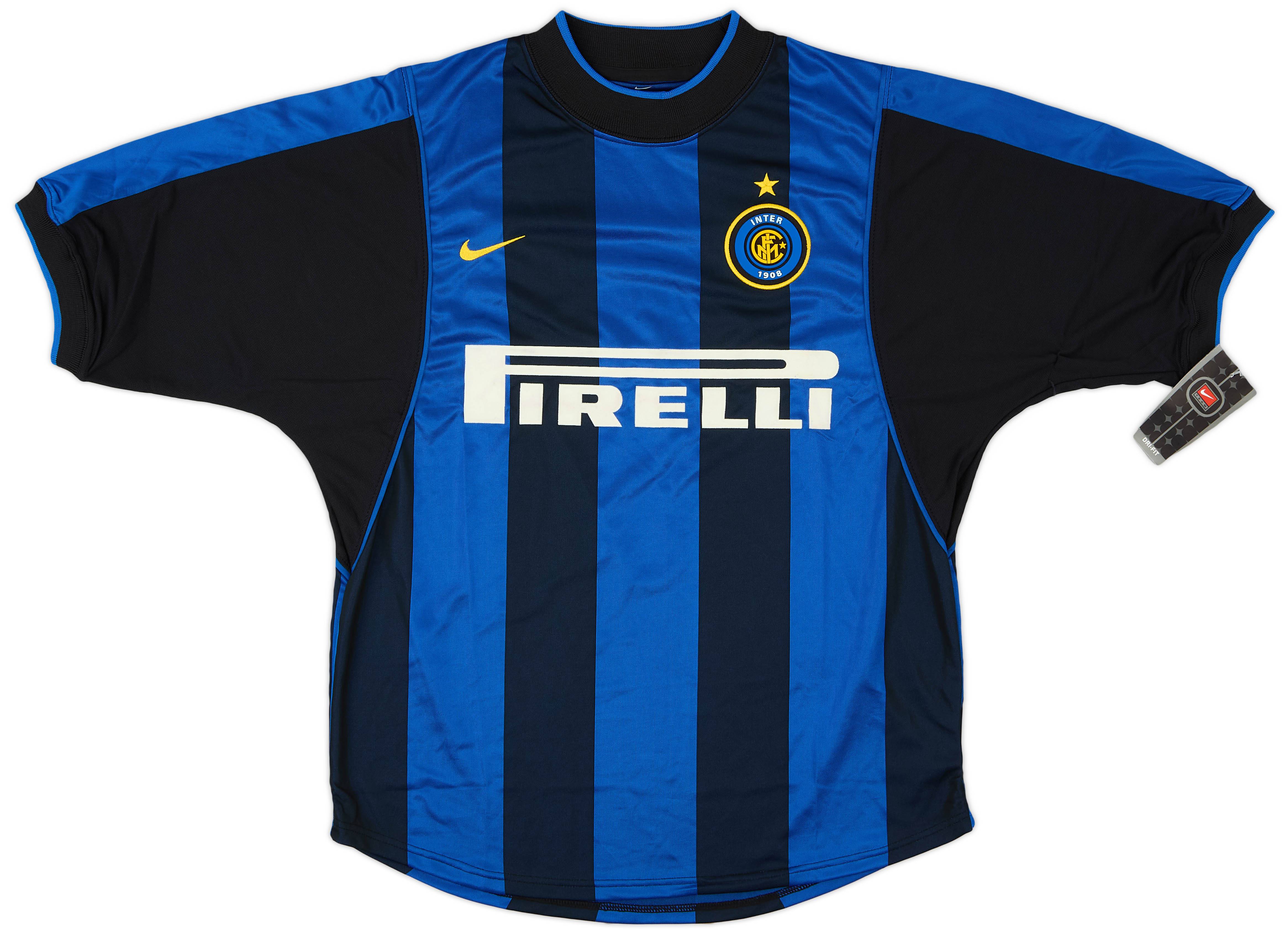 2000-01 Inter Milan Home Shirt Ronaldo #9 (S)