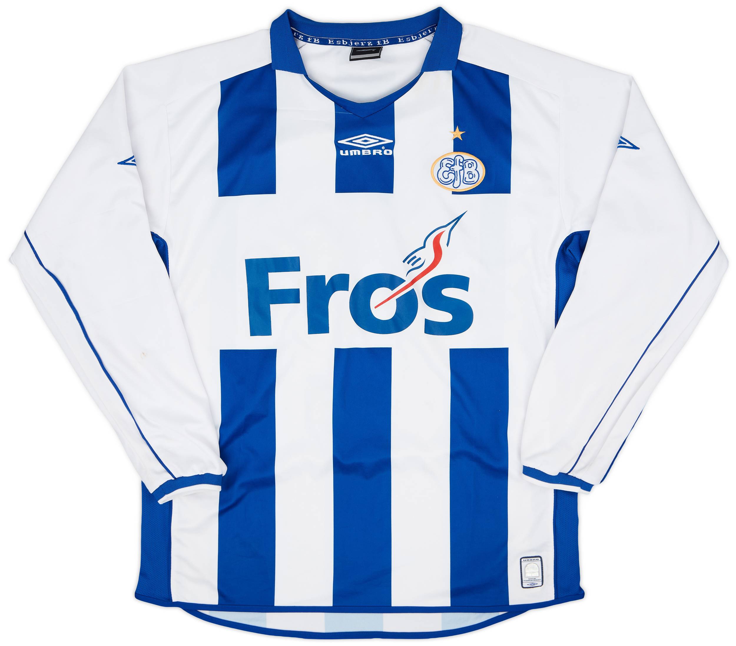 2006-07 Esbjerg Home L/S Shirt - 8/10 - (XL)