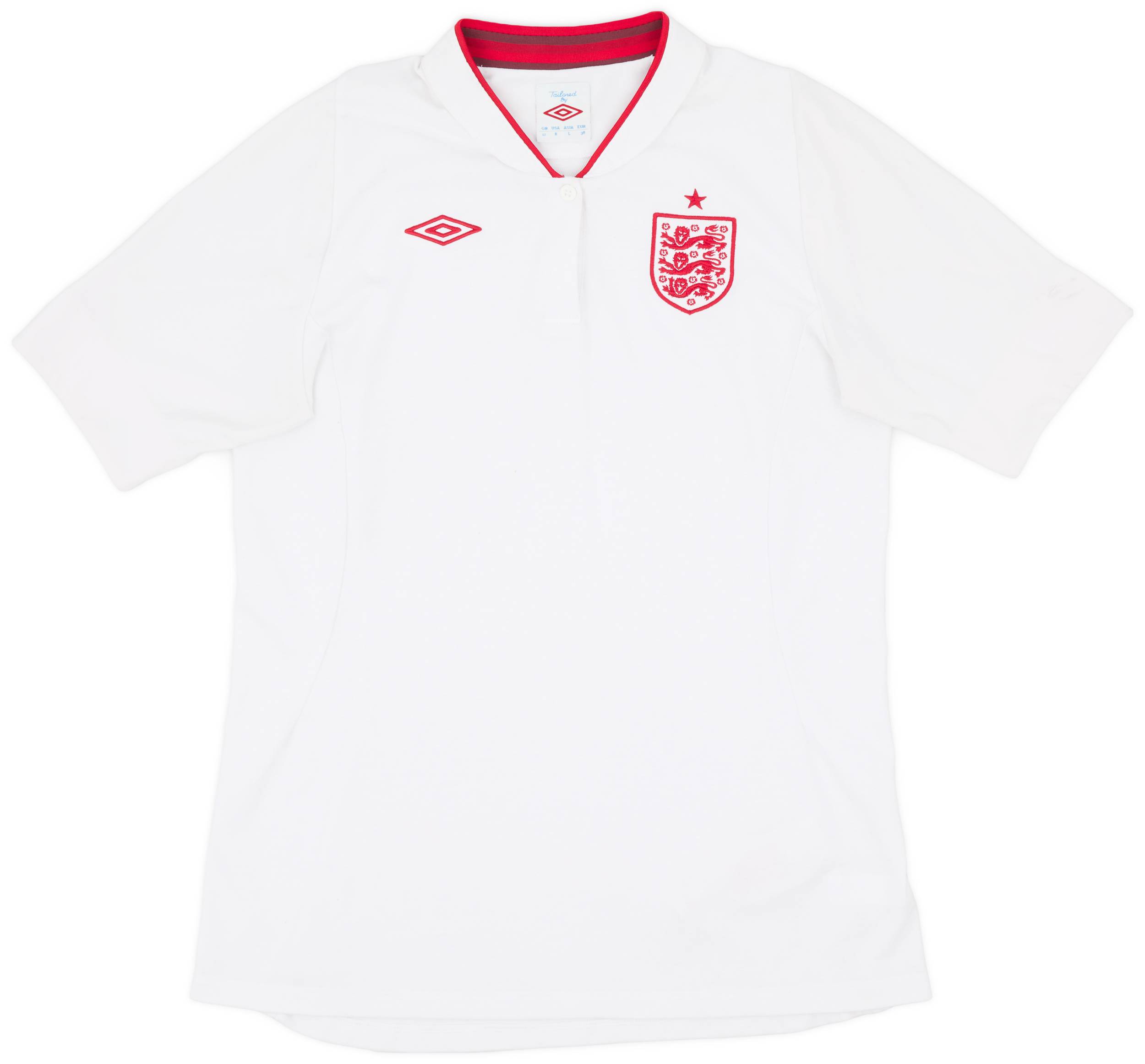 2012-13 England Home Shirt - 8/10 - (M)