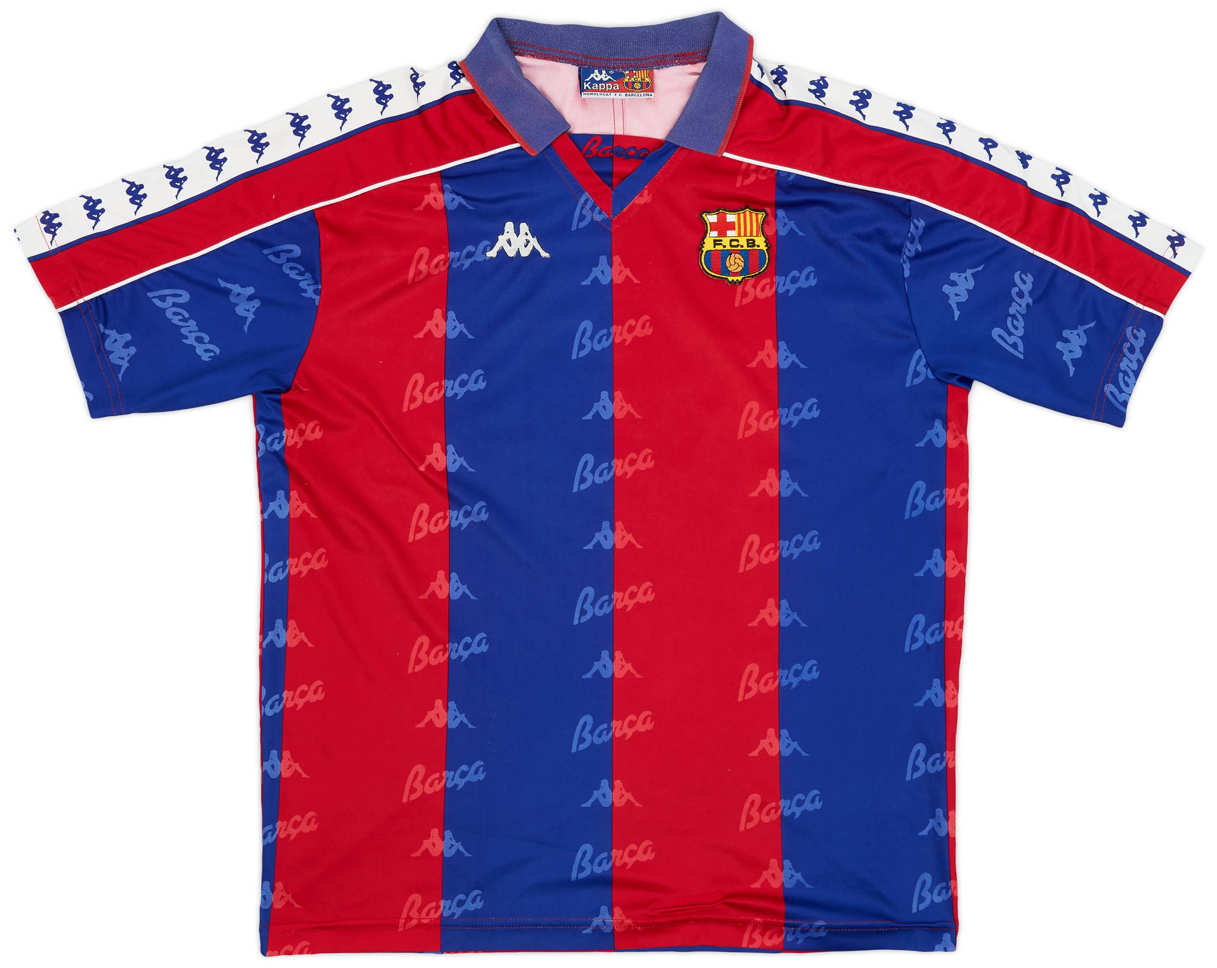 1992-95 Barcelona Home Shirt - 8/10 - (L)